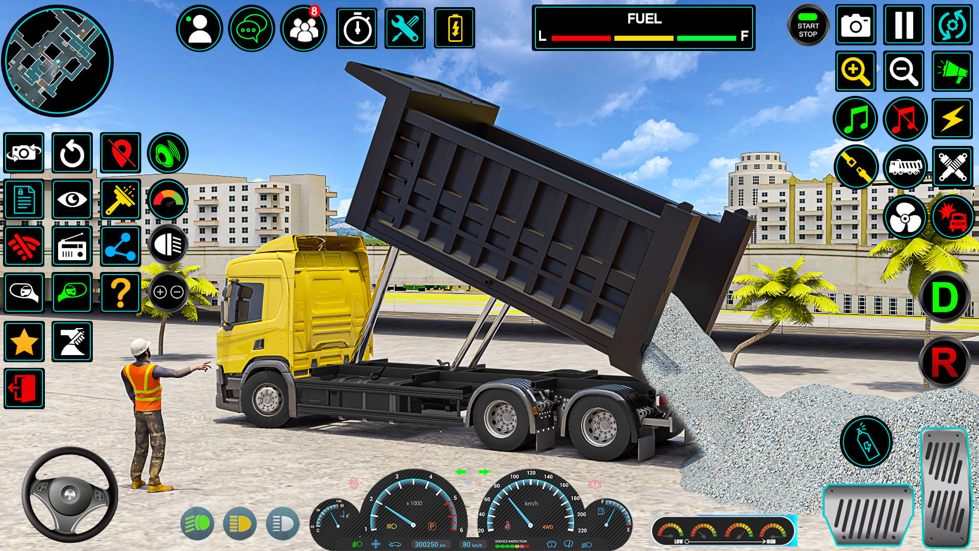 اسکرین شات 2 بازی Car Transport Truck Driver 3D