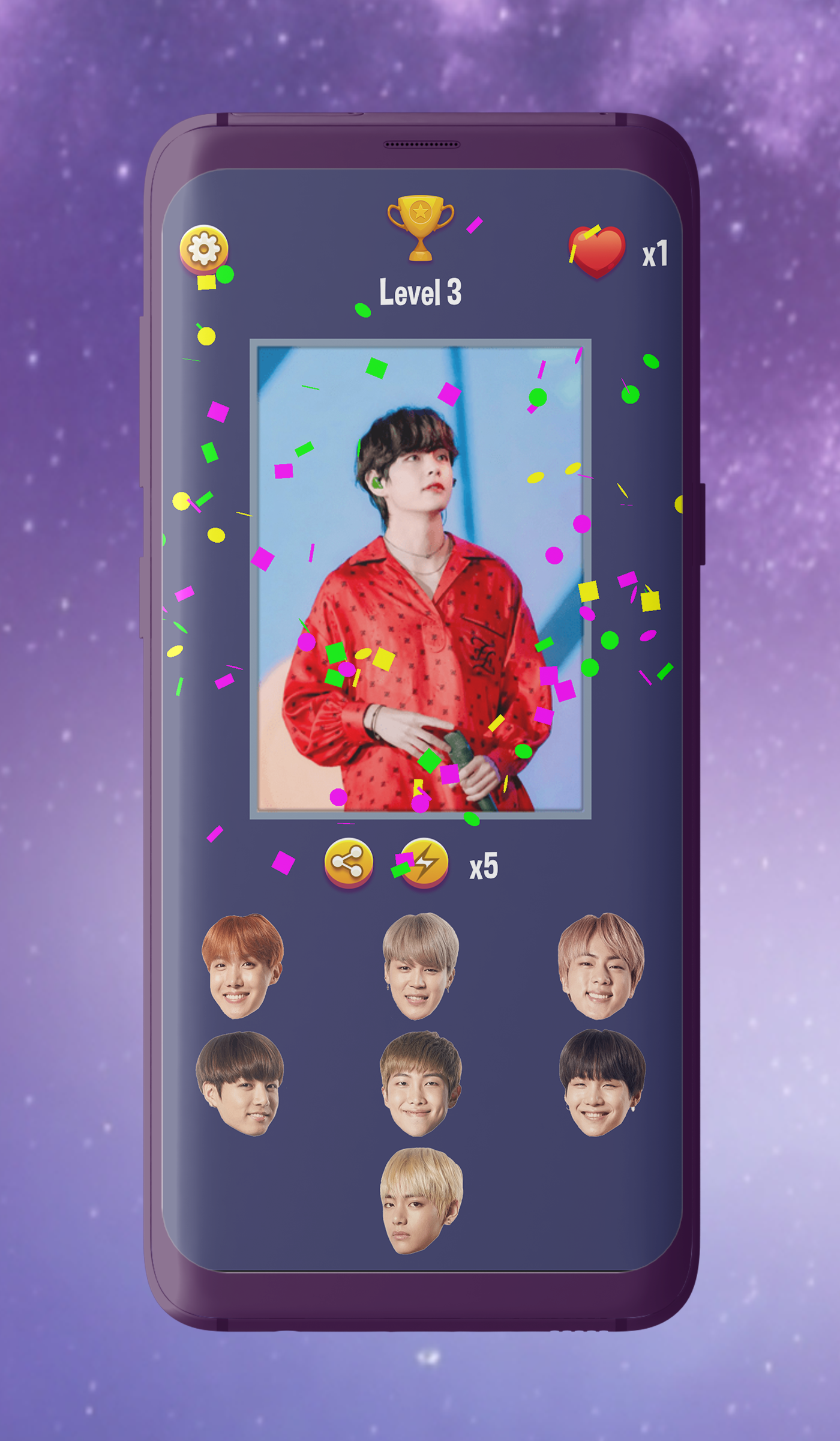 اسکرین شات 6 بازی Guess BTS Member Game