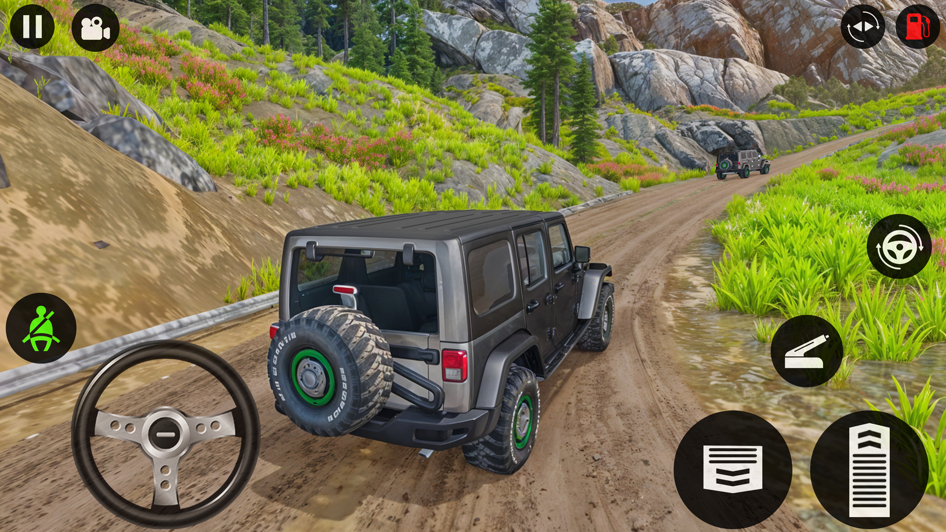 اسکرین شات 2 بازی Offroad Jeep Driving 3D