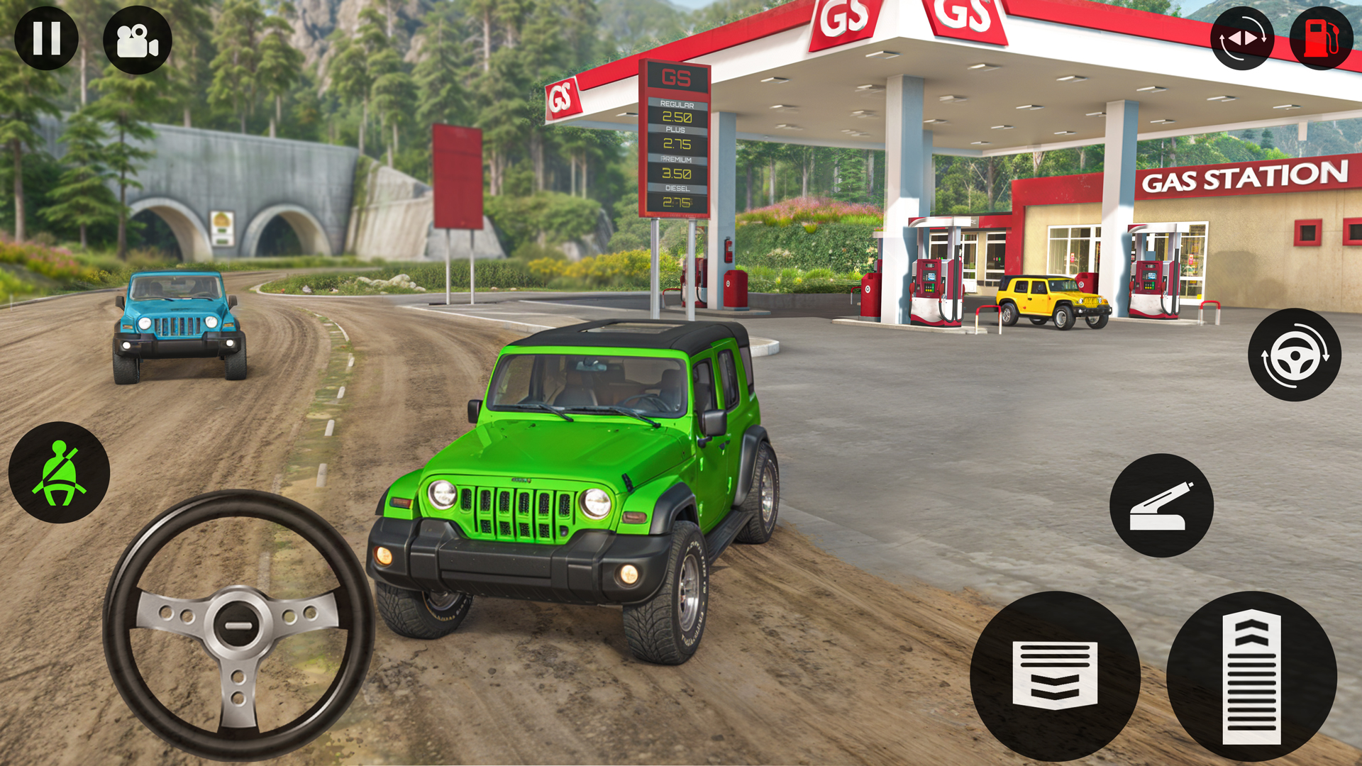 اسکرین شات 5 بازی Offroad Jeep Driving 3D