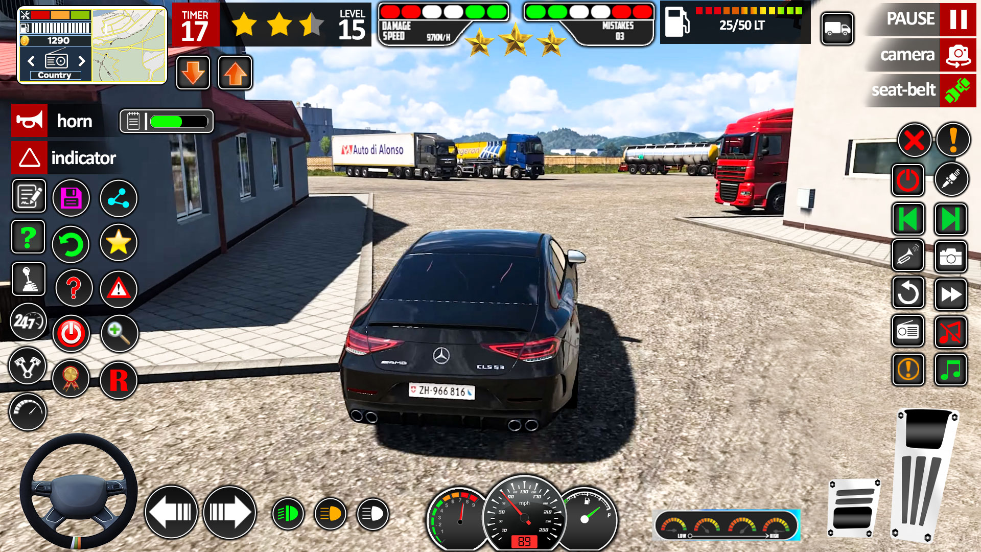 اسکرین شات 1 بازی US Car Driving Simulator Game