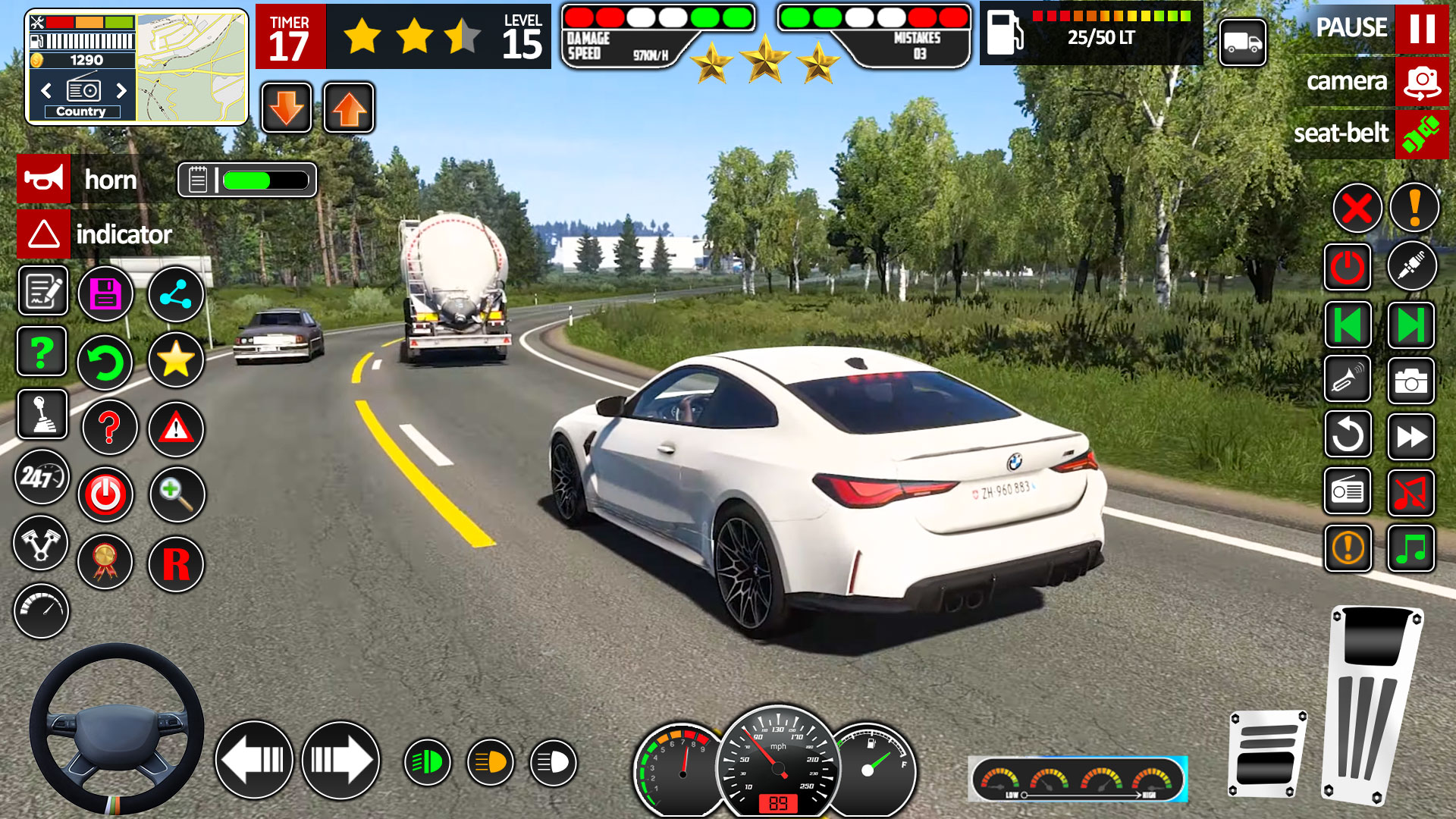 اسکرین شات 3 بازی US Car Driving Simulator Game