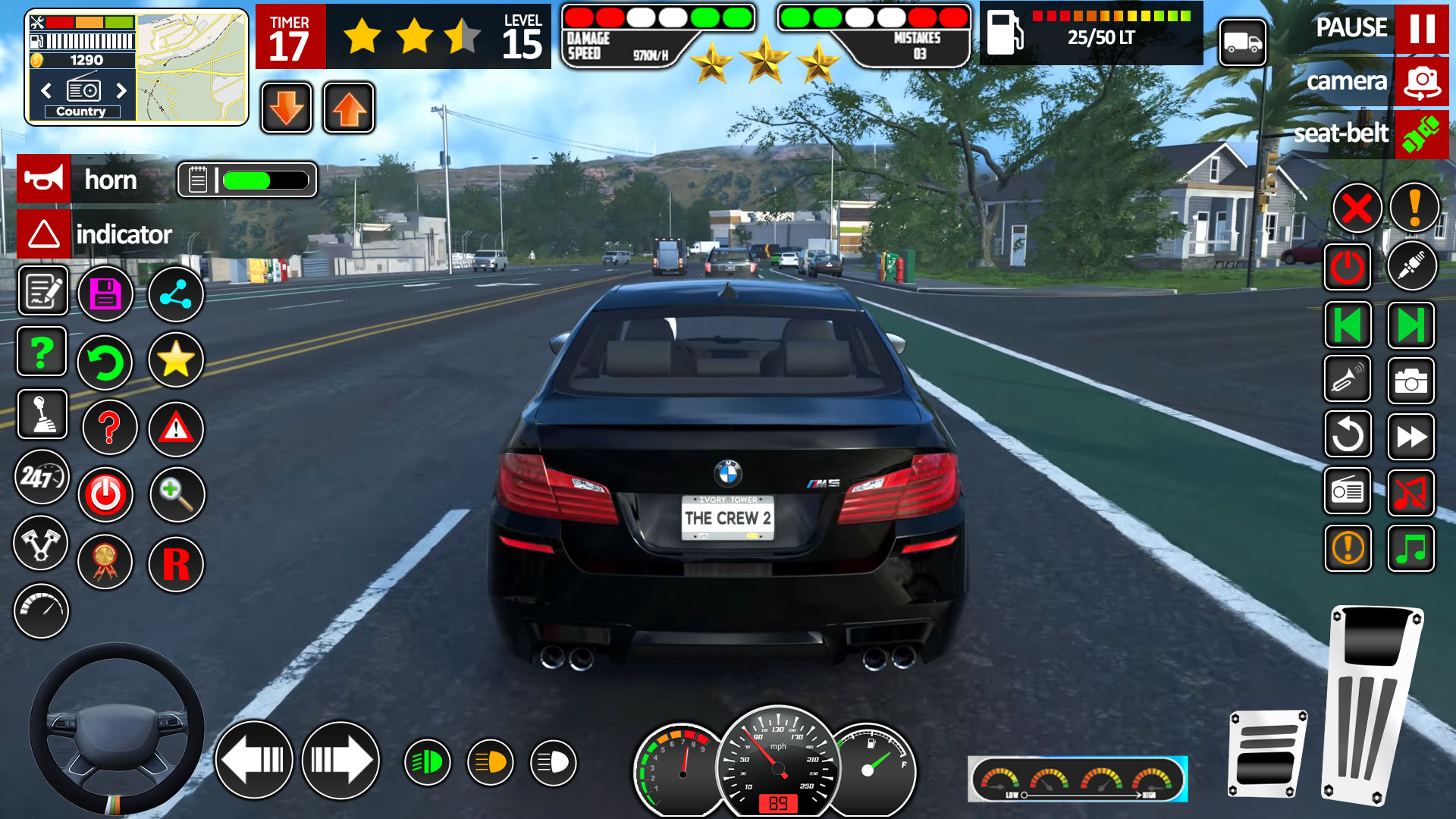 اسکرین شات 2 بازی US Car Driving Simulator Game