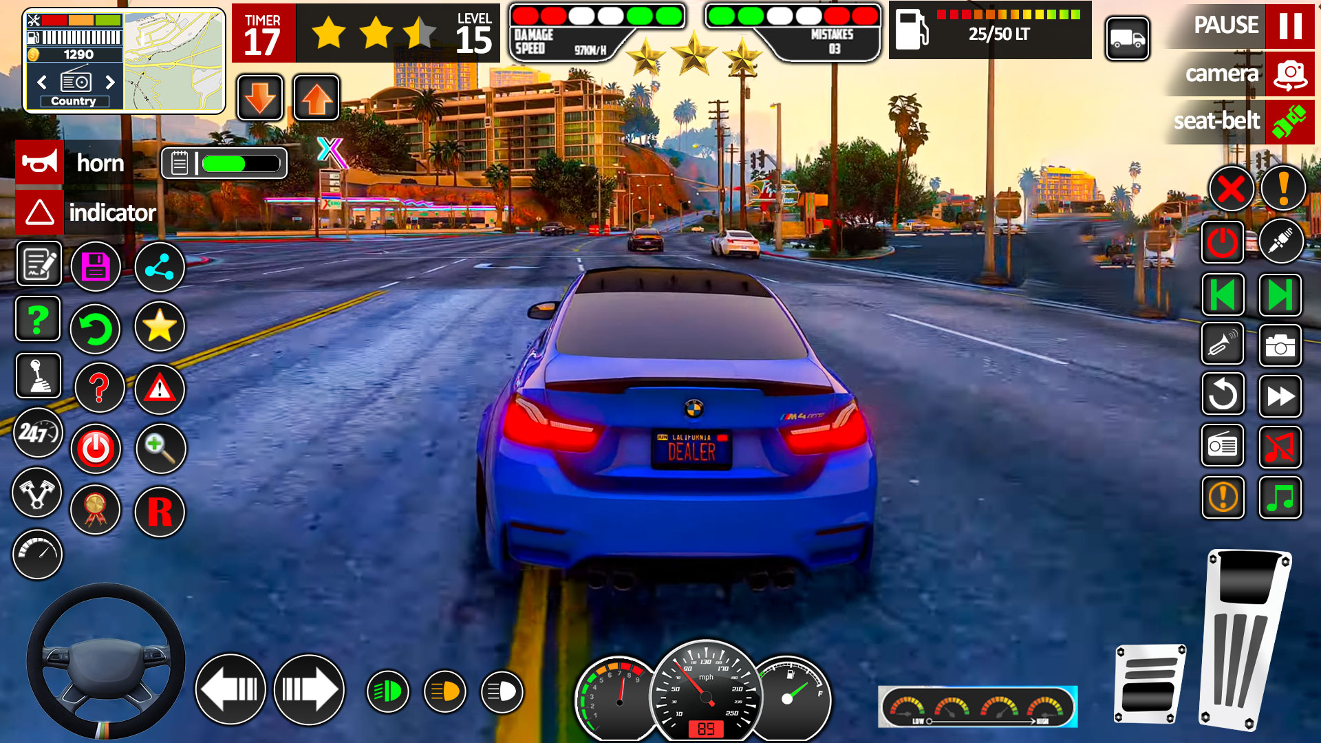 اسکرین شات 5 بازی US Car Driving Simulator Game