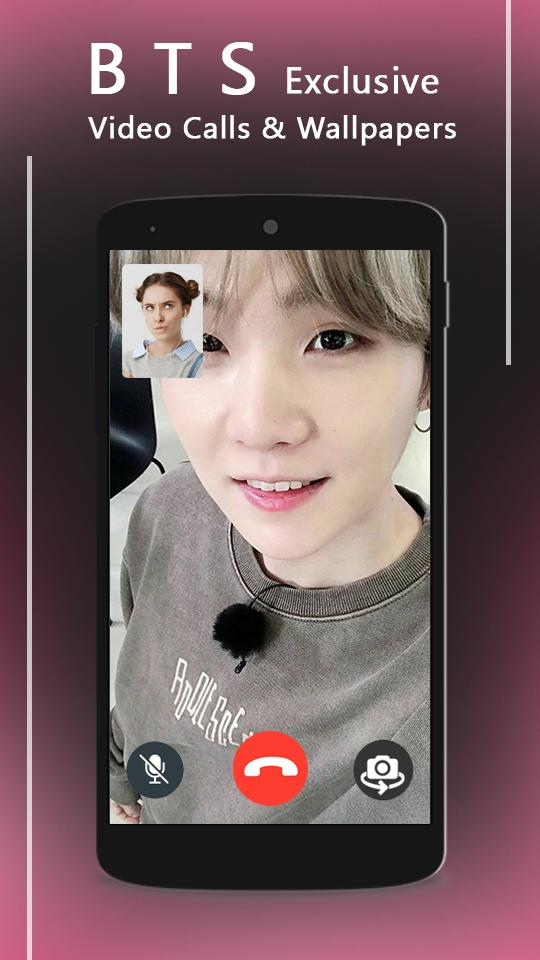 اسکرین شات 3 برنامه BTS LIVE - BTS Fake Video Call
