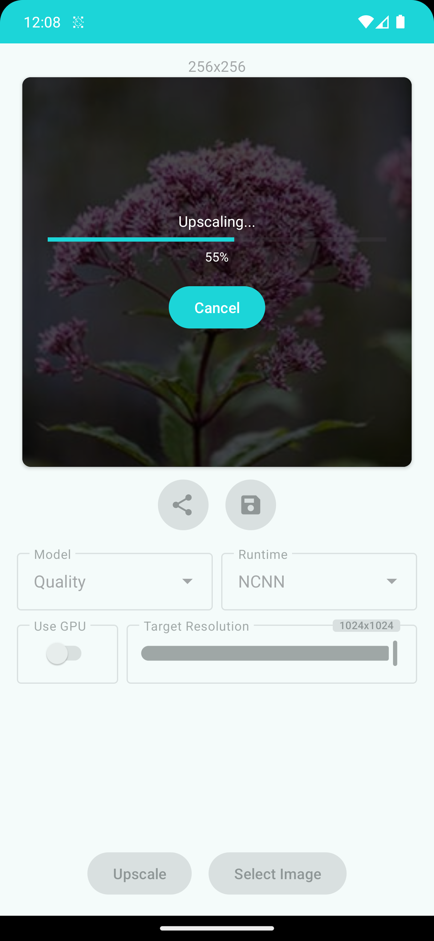 اسکرین شات 3 برنامه AI Image Upscaler