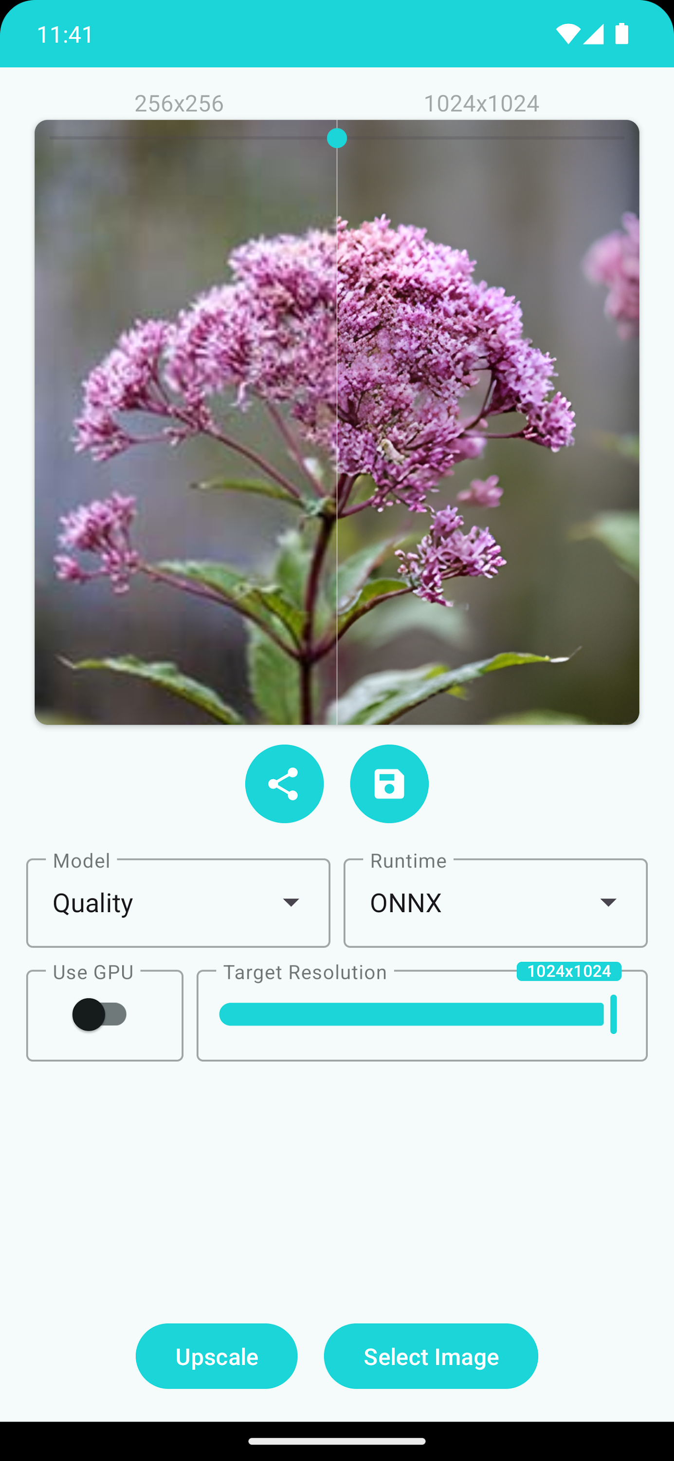 اسکرین شات 4 برنامه AI Image Upscaler