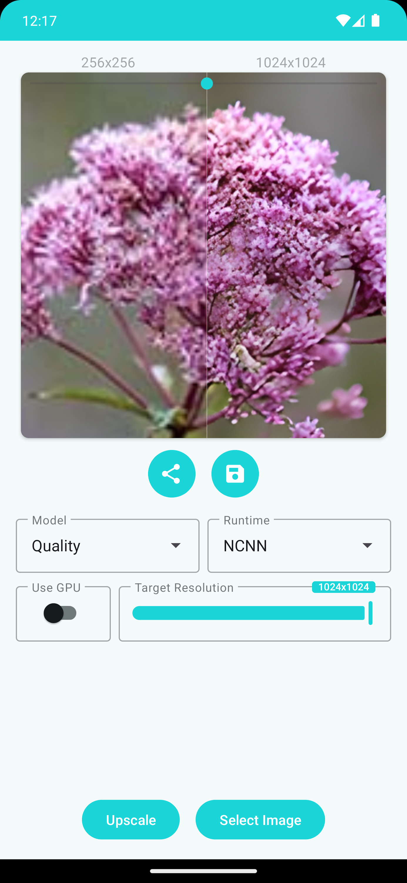 اسکرین شات 5 برنامه AI Image Upscaler