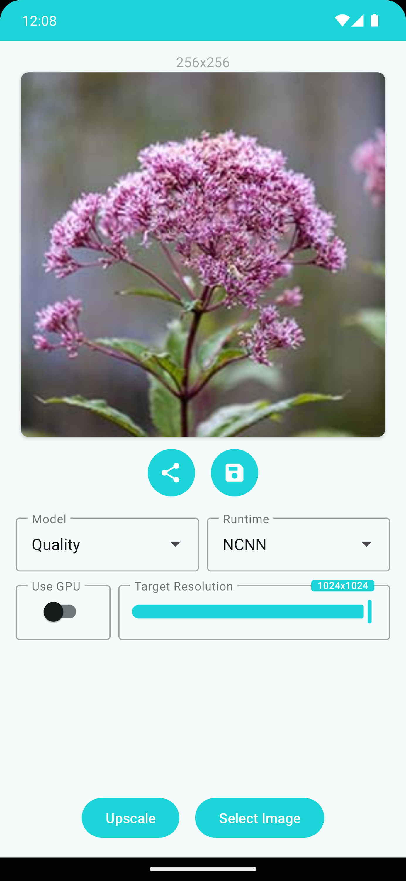 اسکرین شات 2 برنامه AI Image Upscaler