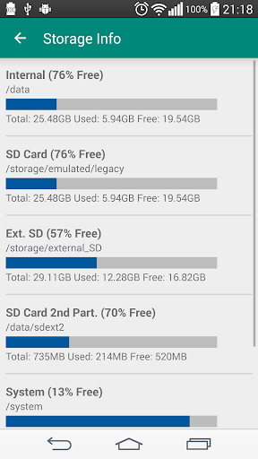 اسکرین شات 8 برنامه Link2SD