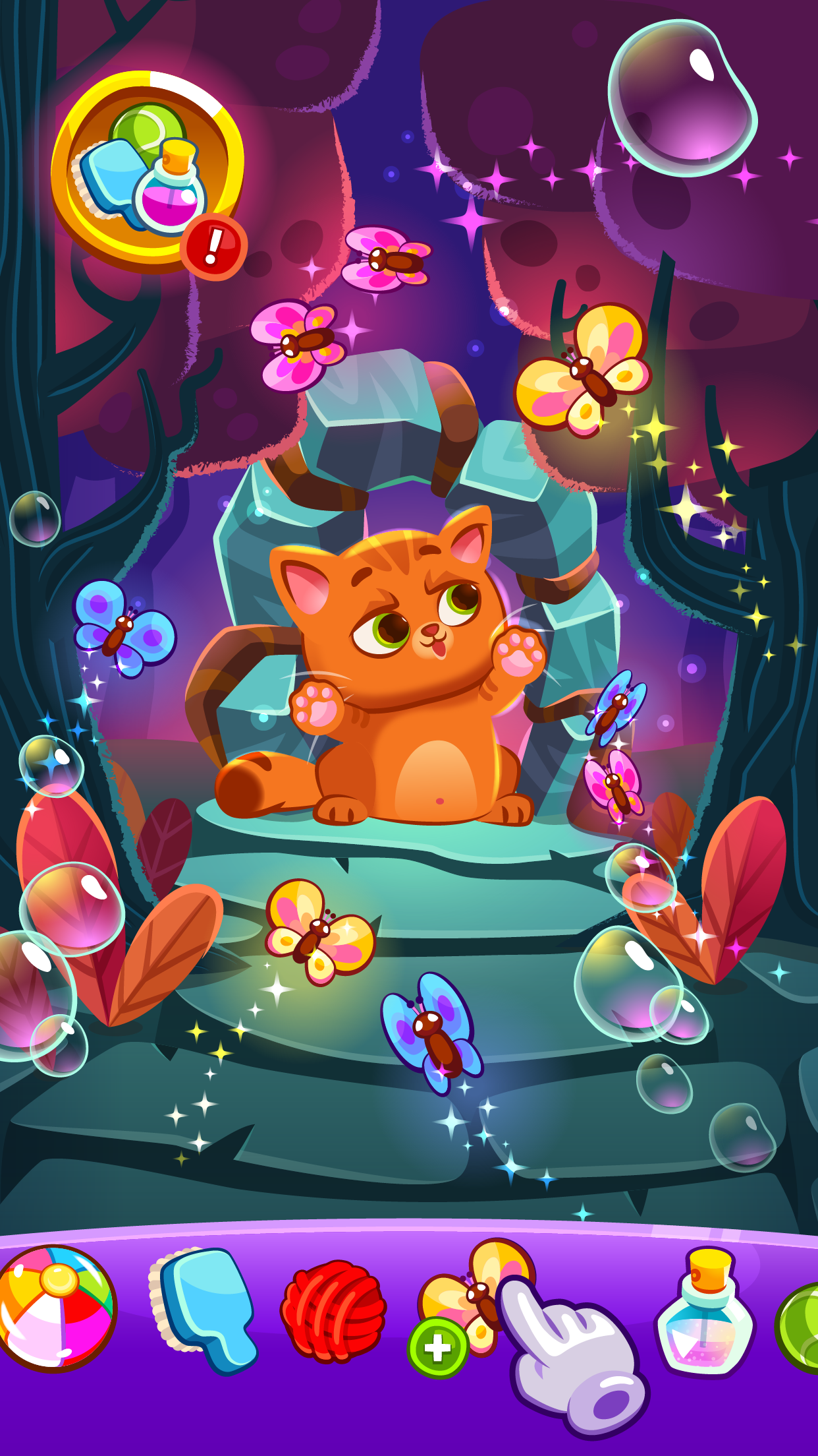 اسکرین شات 3 بازی Bubbu Jewels - Merge Puzzle