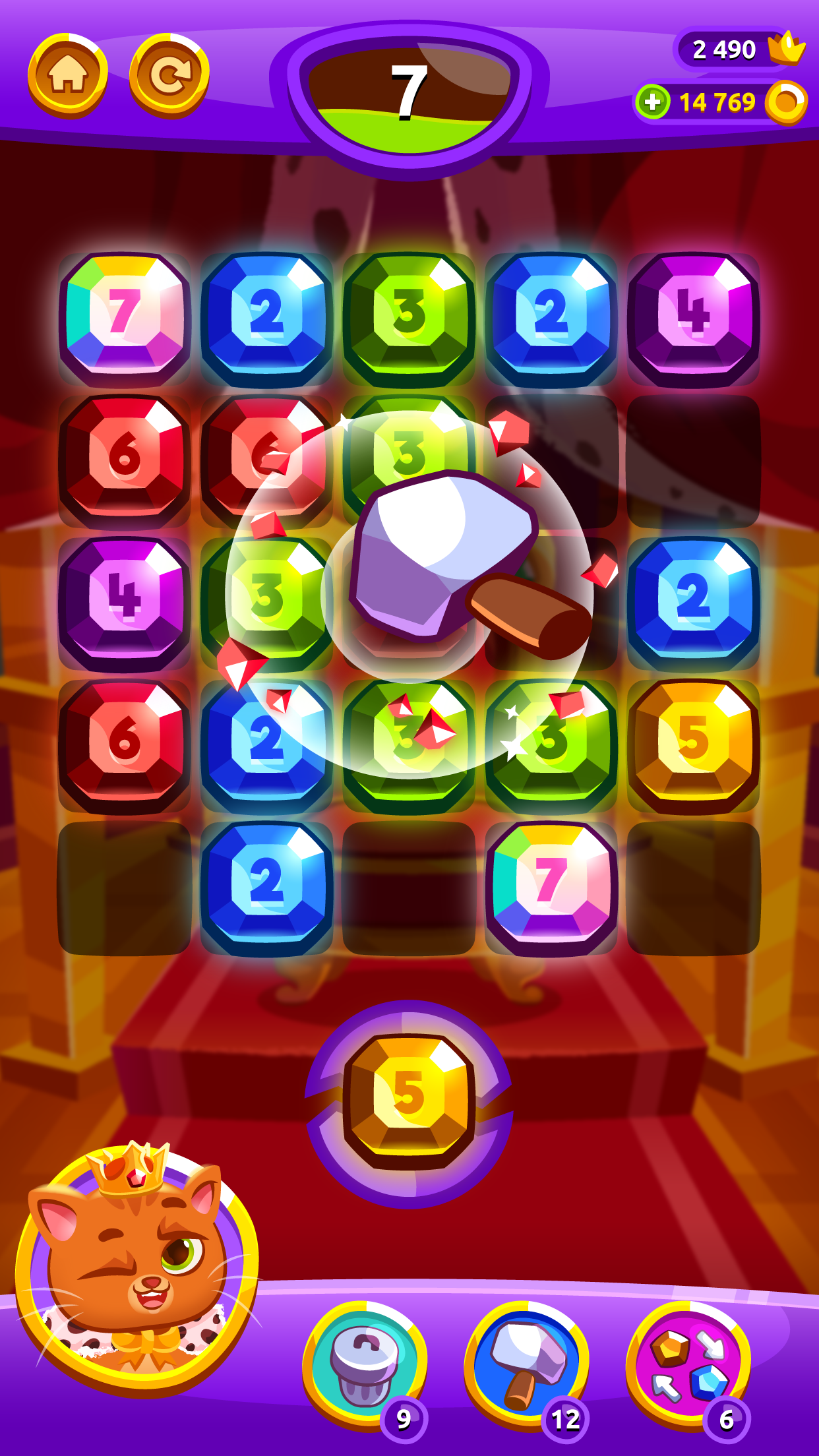 اسکرین شات 8 بازی Bubbu Jewels - Merge Puzzle