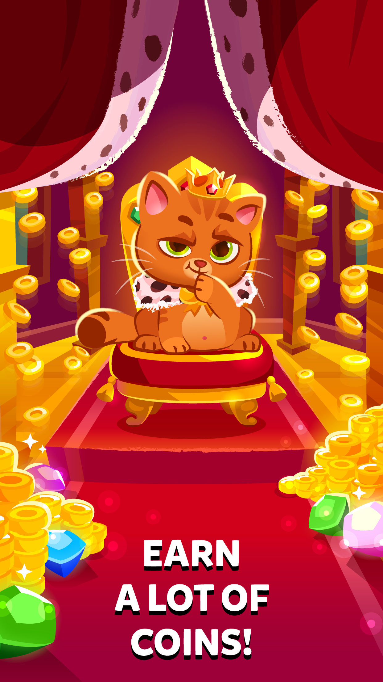 اسکرین شات 5 بازی Bubbu Jewels - Merge Puzzle