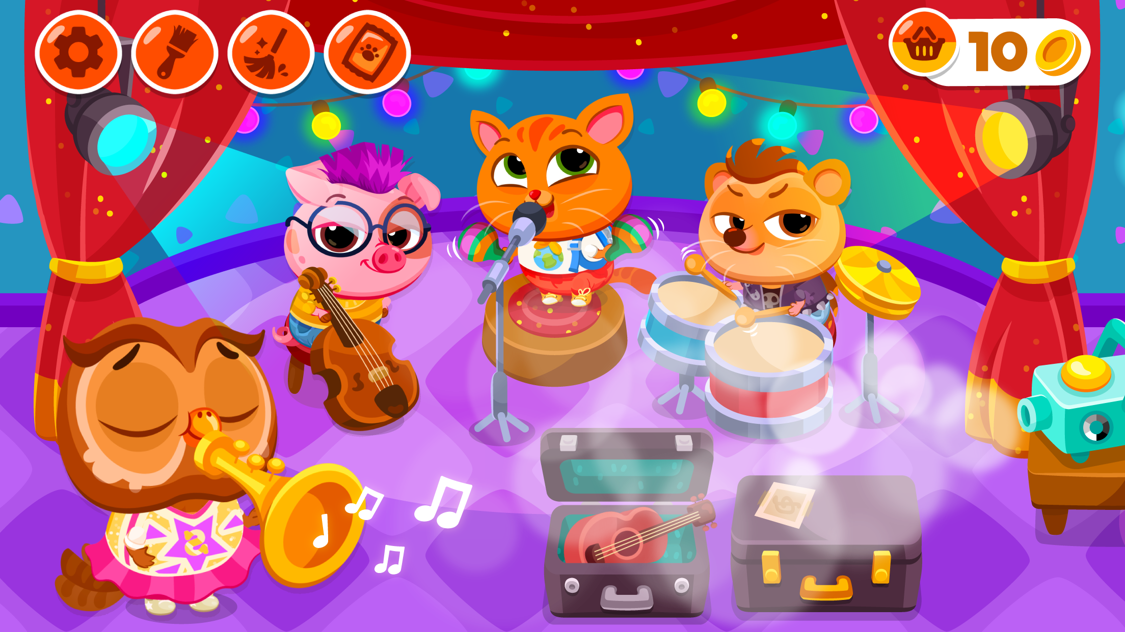 اسکرین شات 3 بازی Bubbu School - My Virtual Pets