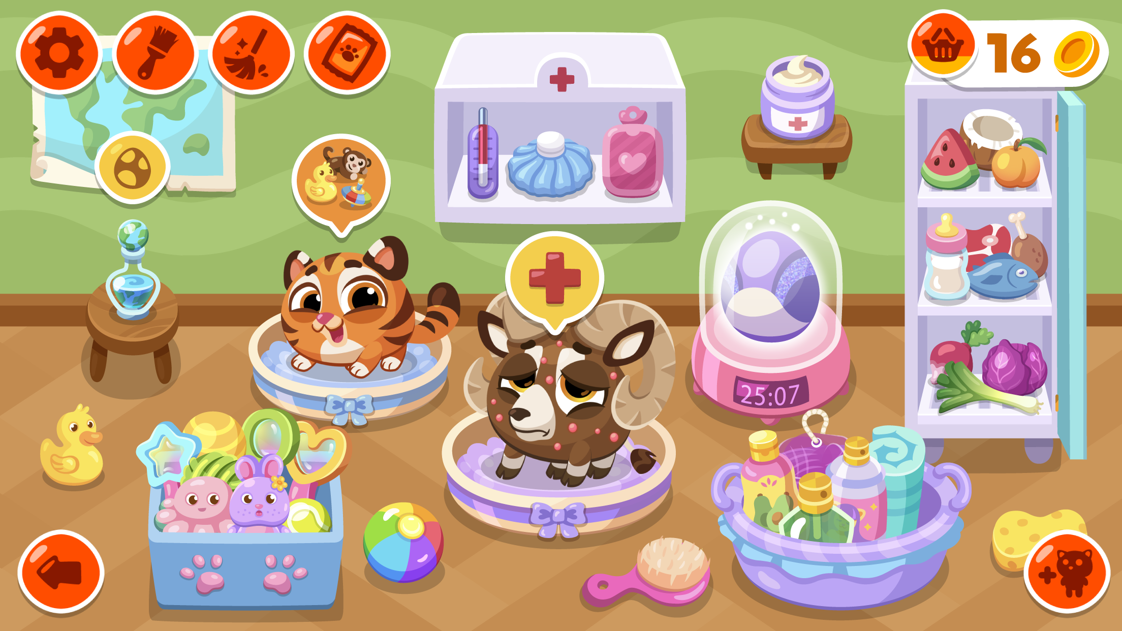 اسکرین شات 5 بازی Bubbu School - My Virtual Pets