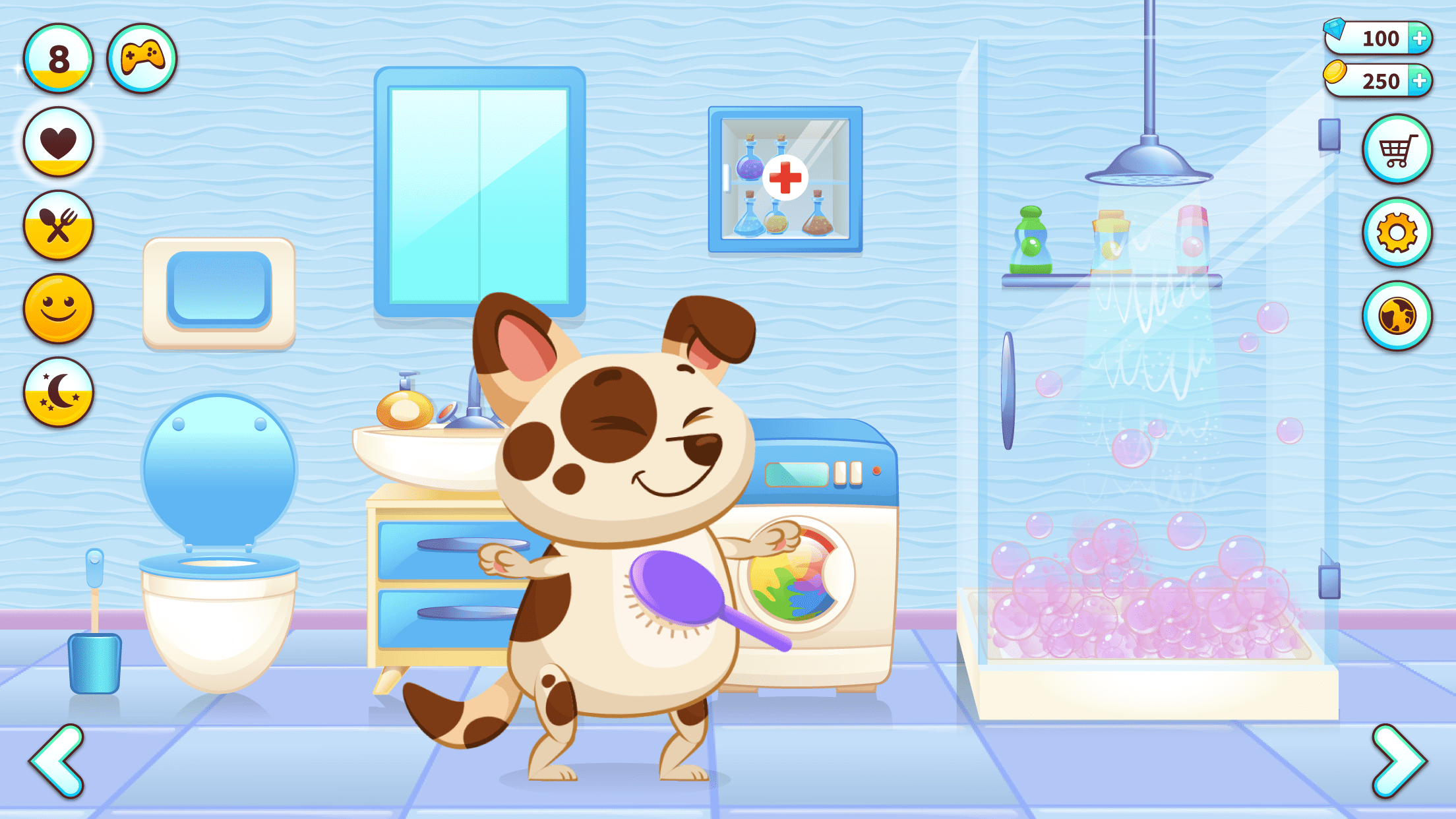 اسکرین شات 1 بازی Duddu - My Virtual Pet Dog