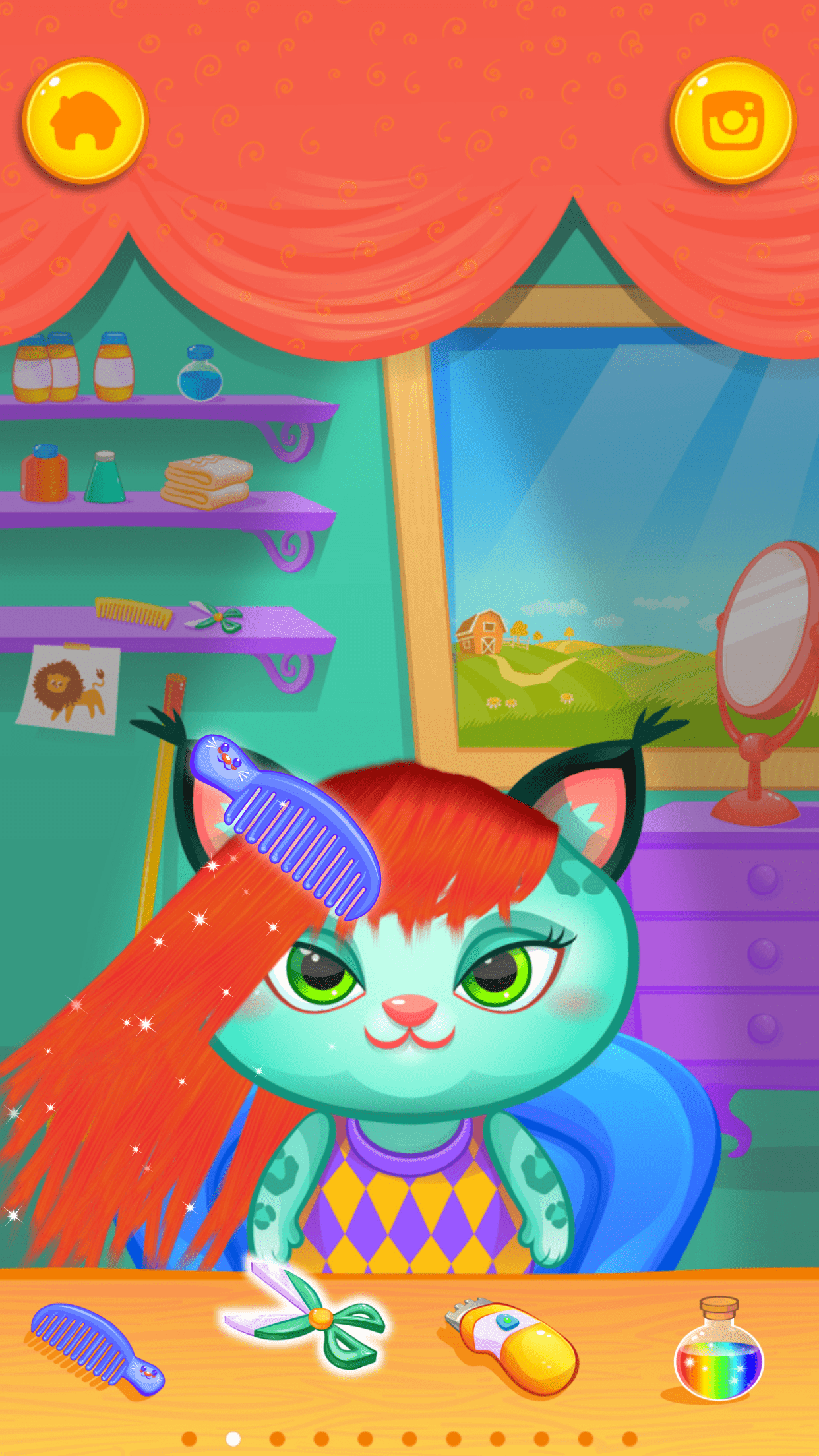 اسکرین شات 1 بازی Pets Hair Salon