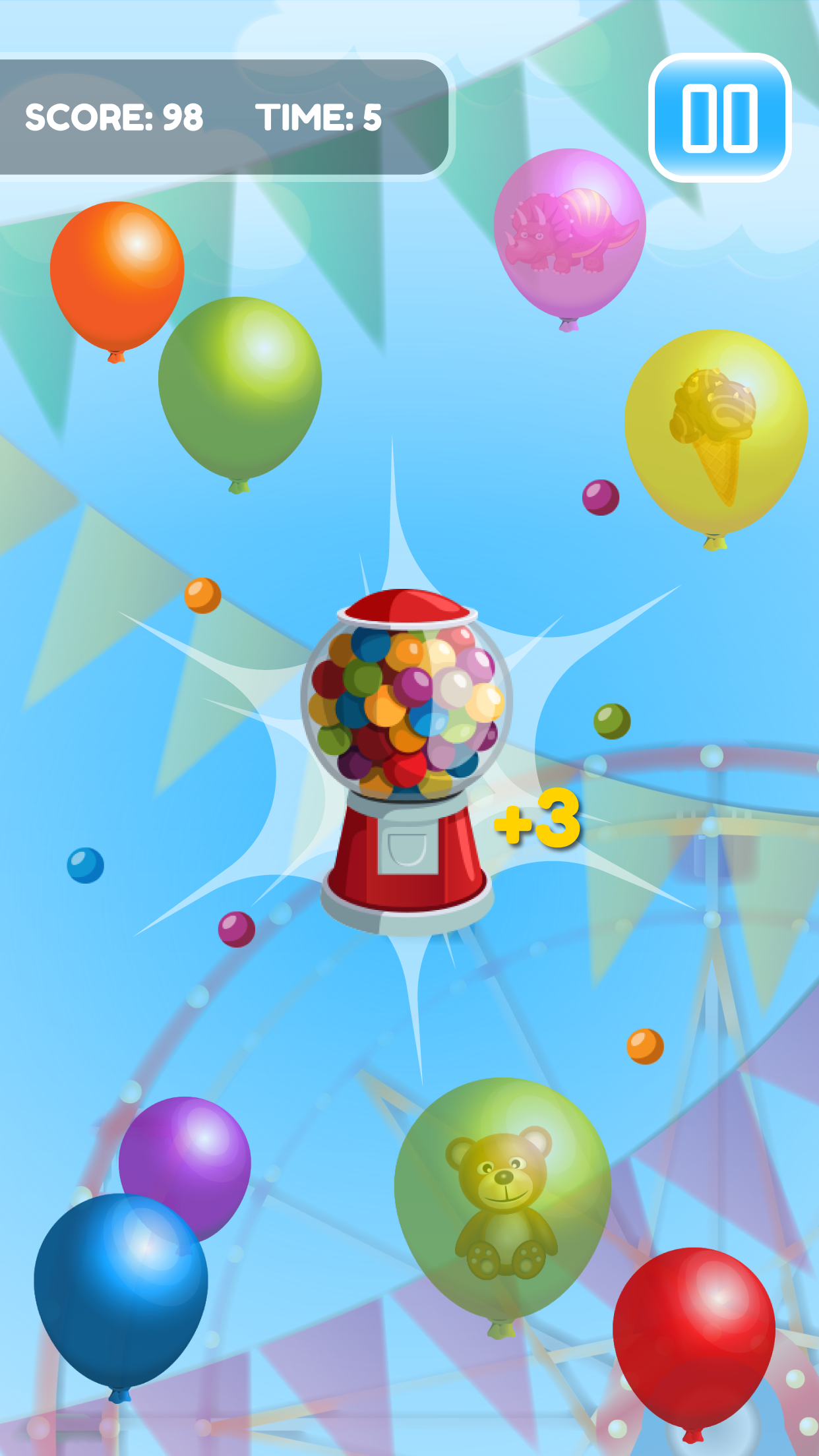 اسکرین شات 5 بازی Pop Balloon Kids