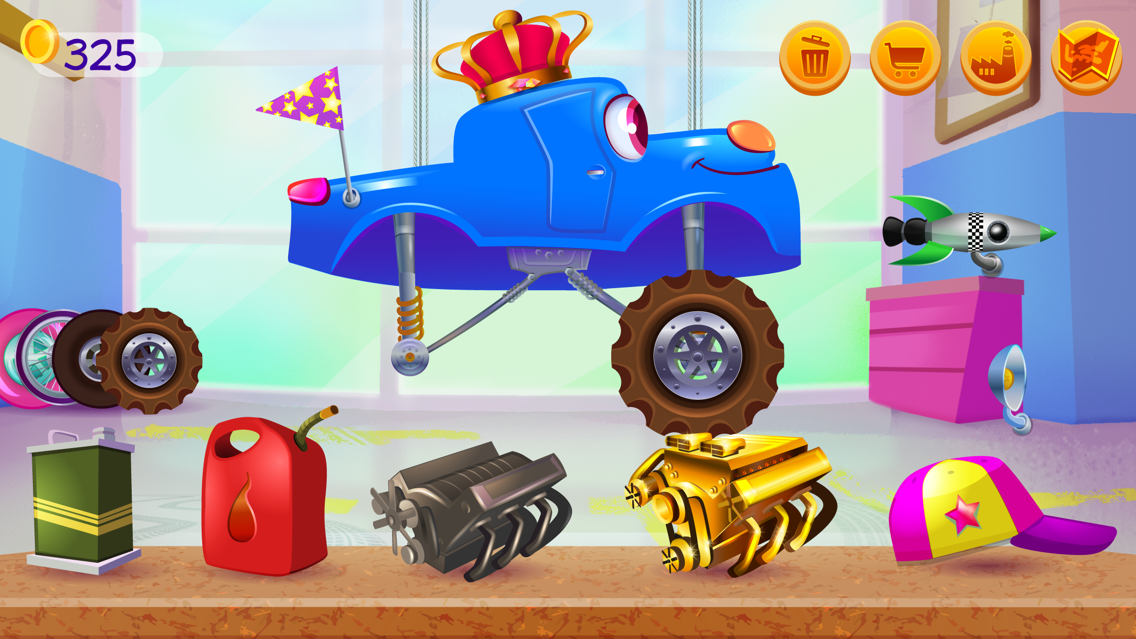 اسکرین شات 4 بازی Funny Racing Cars