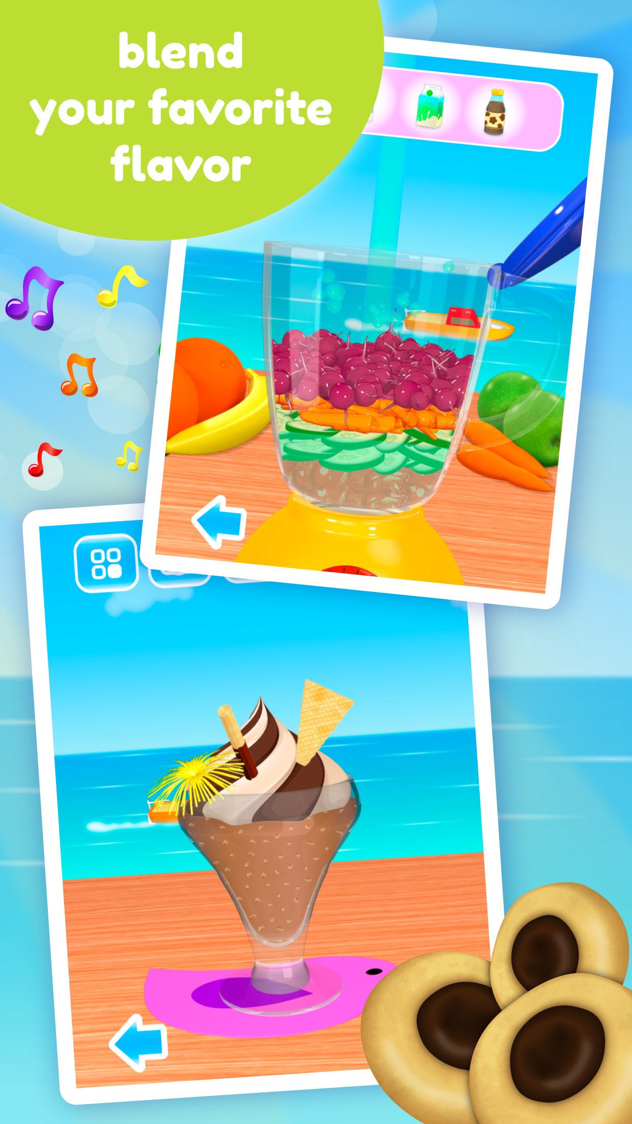 اسکرین شات 4 بازی Smoothie Maker - Cooking Games
