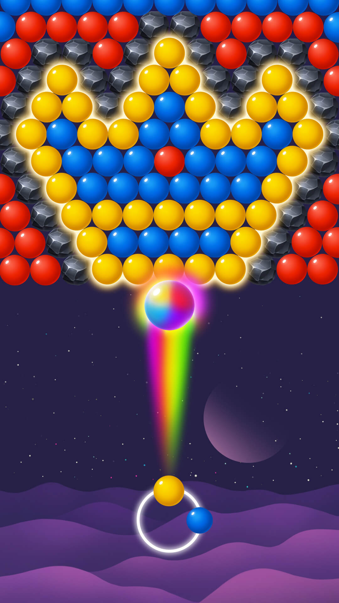 اسکرین شات 1 بازی Bubble Shooter Star-Pop Puzzle