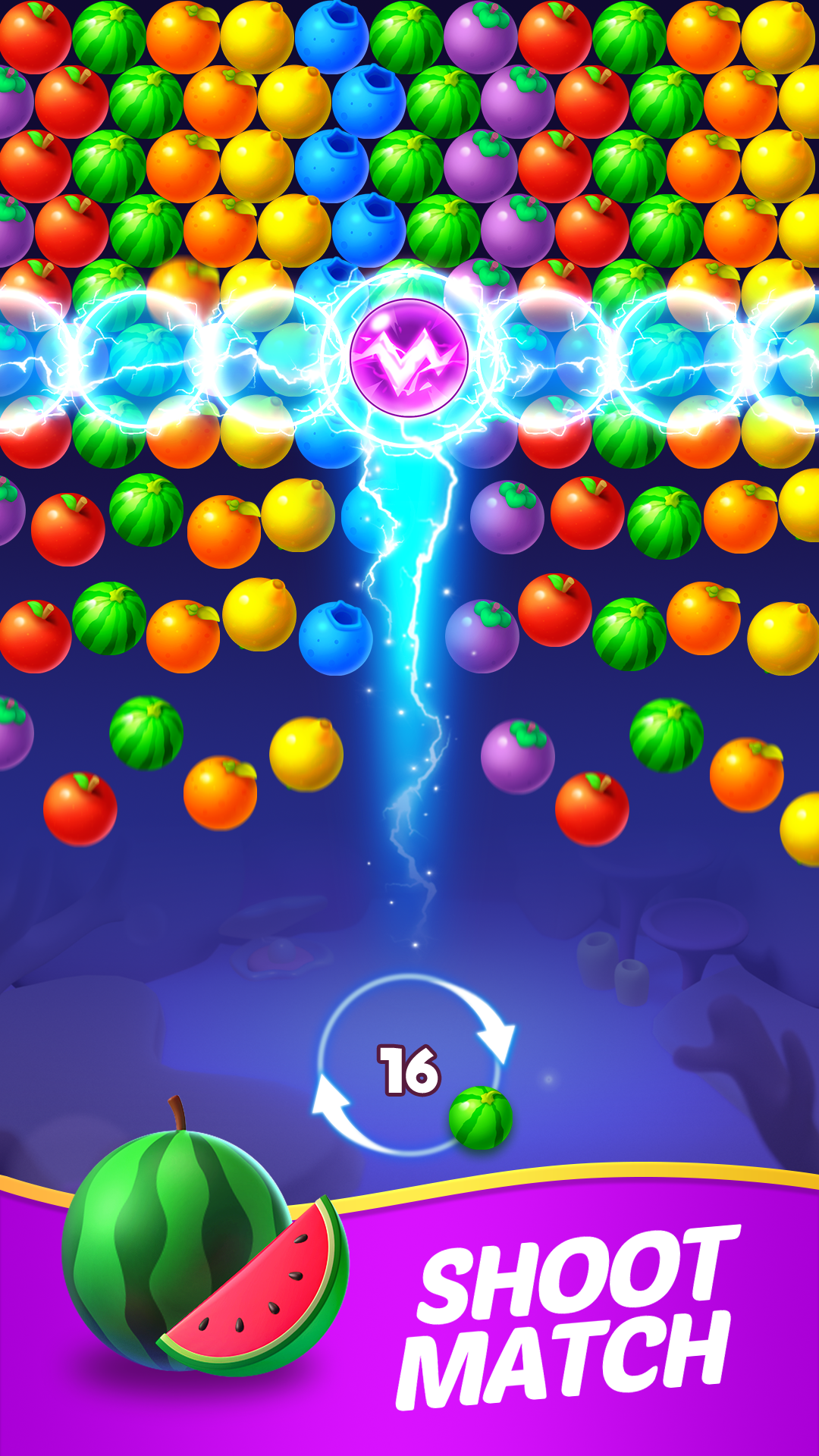 اسکرین شات 3 بازی Bubble Shooter：Fruit Splash