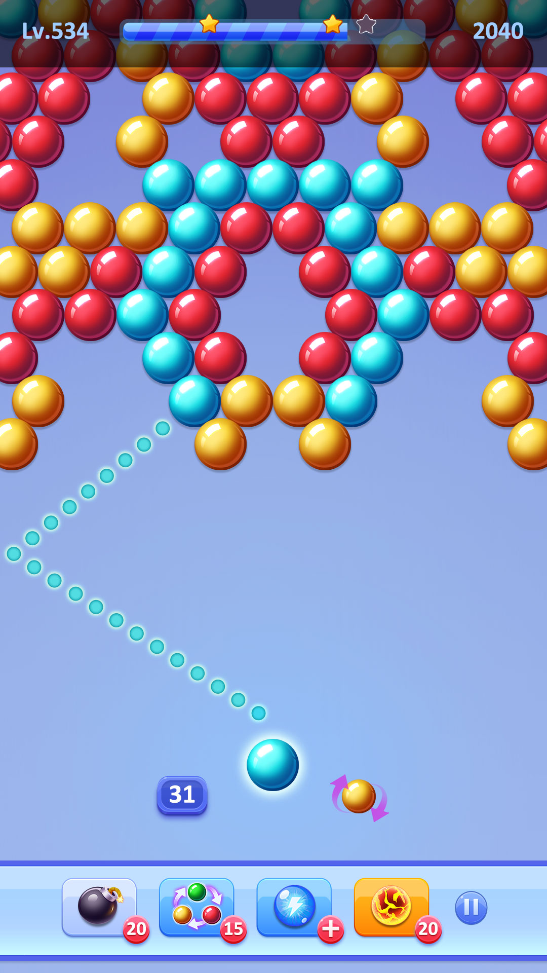 اسکرین شات 3 بازی Bubble Shooter