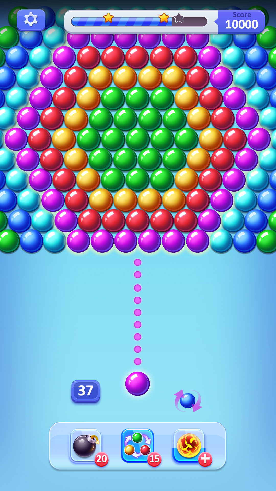 اسکرین شات 3 بازی Shoot Bubble - Pop Bubbles