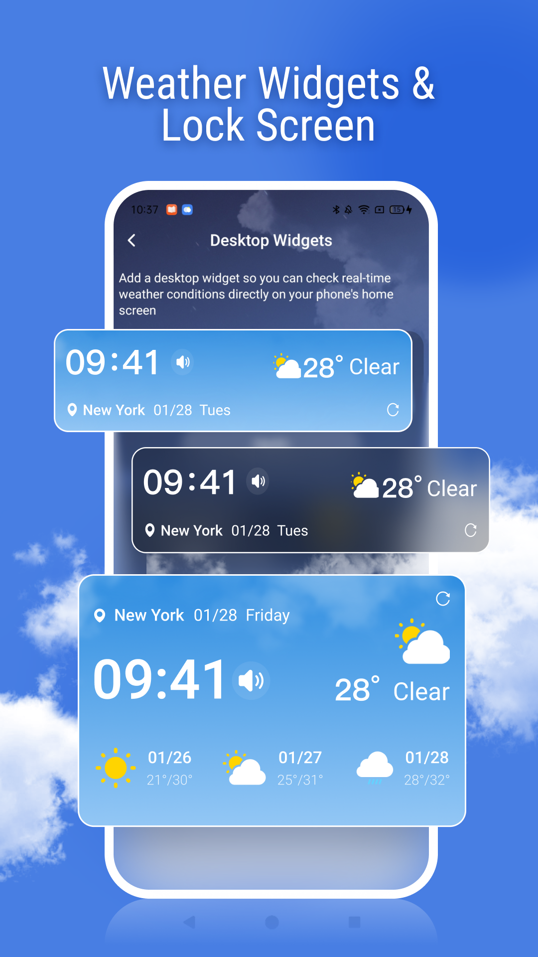 اسکرین شات 5 برنامه Weather Pro - Forecast & Radar