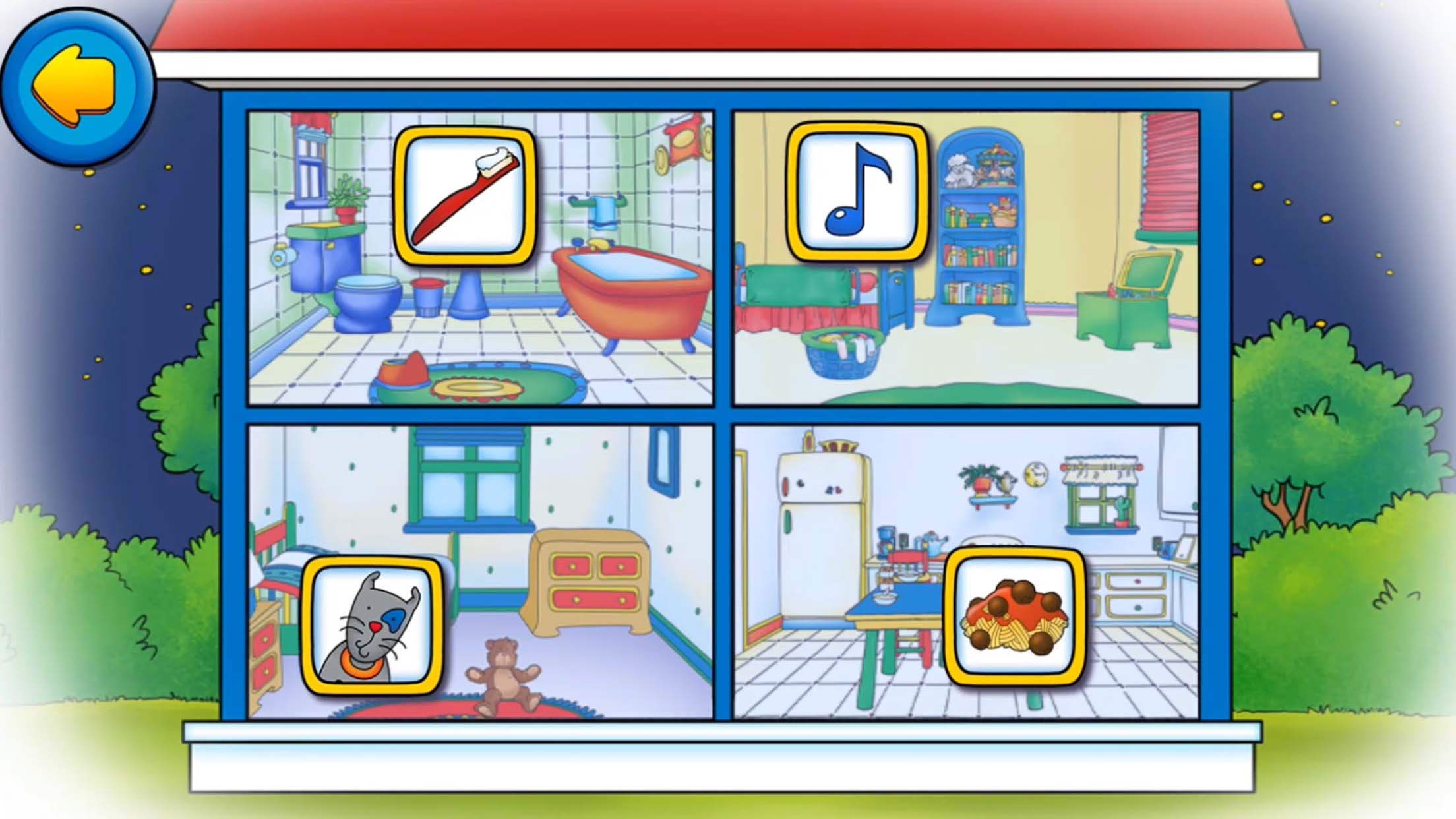 اسکرین شات 3 بازی Goodnight Caillou
