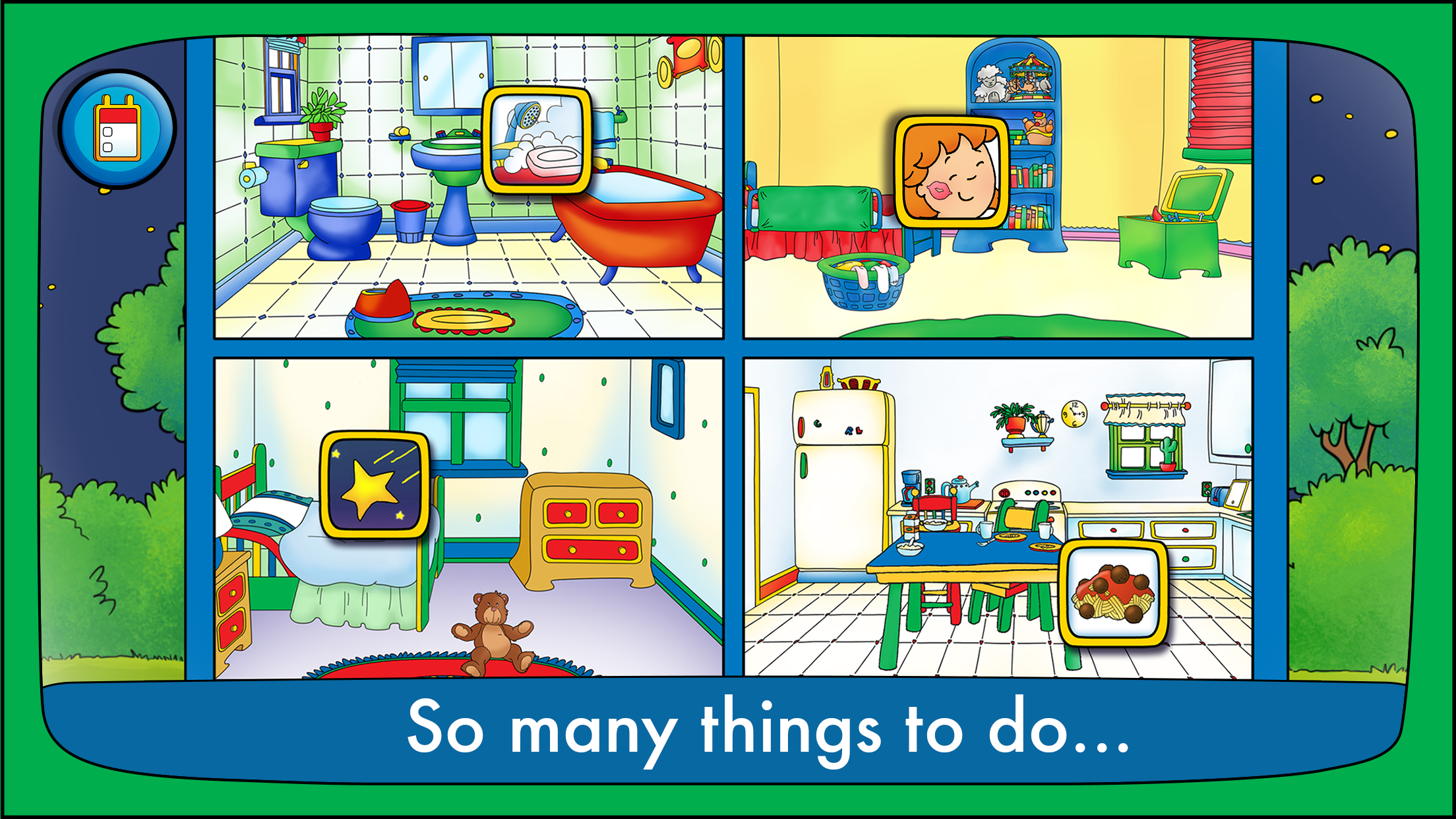 اسکرین شات 2 بازی Goodnight Caillou