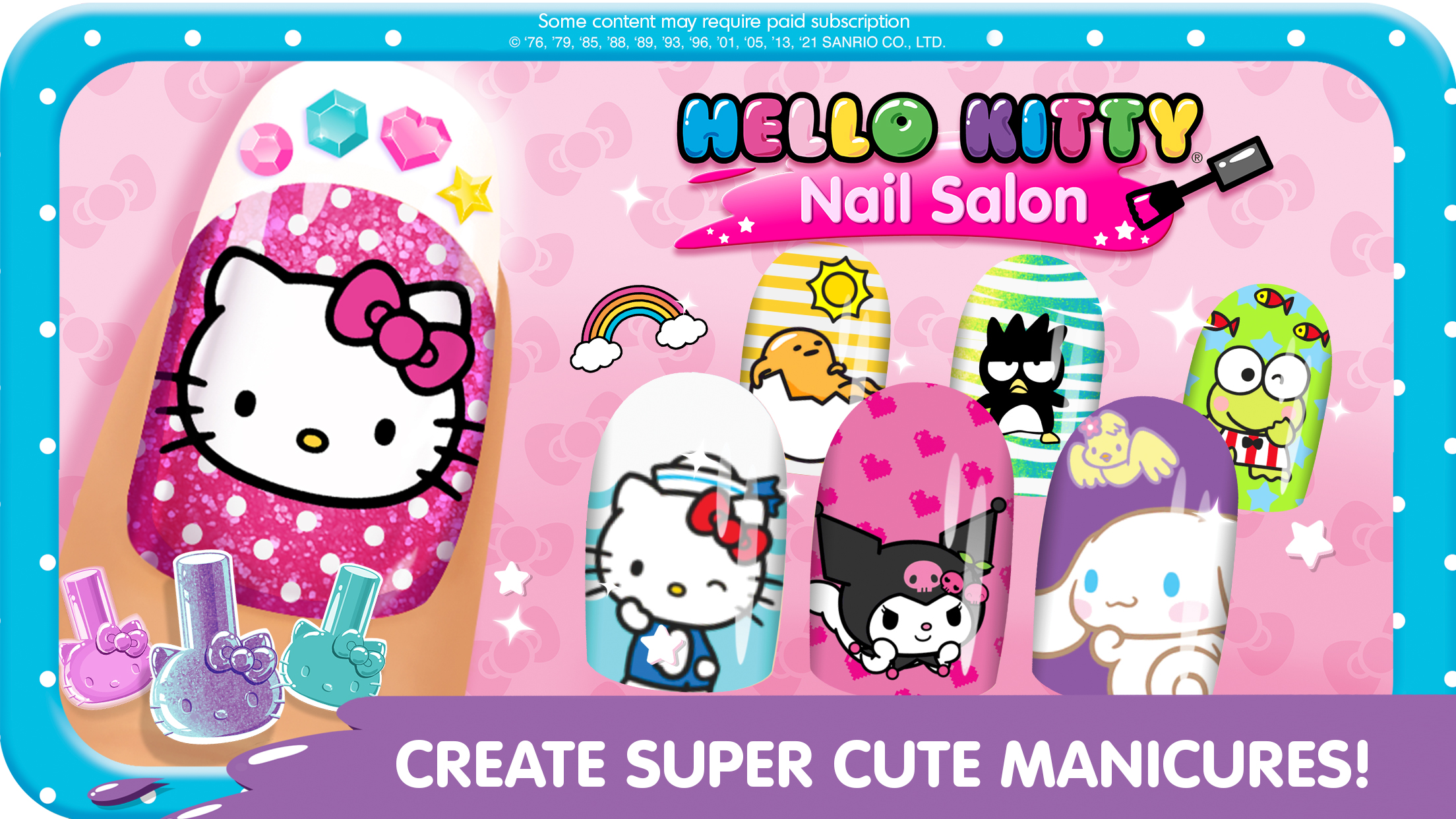 اسکرین شات 1 بازی Hello Kitty Nail Salon