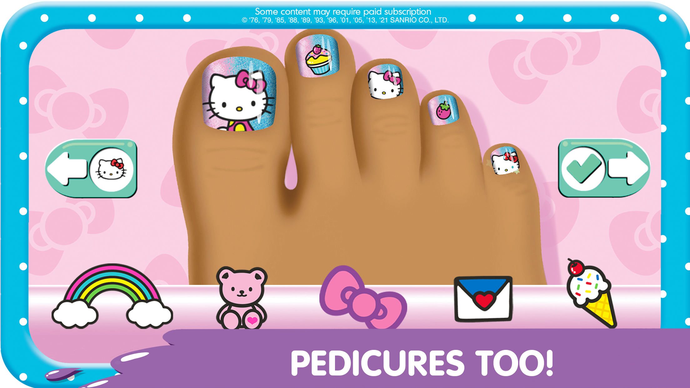 اسکرین شات 6 بازی Hello Kitty Nail Salon