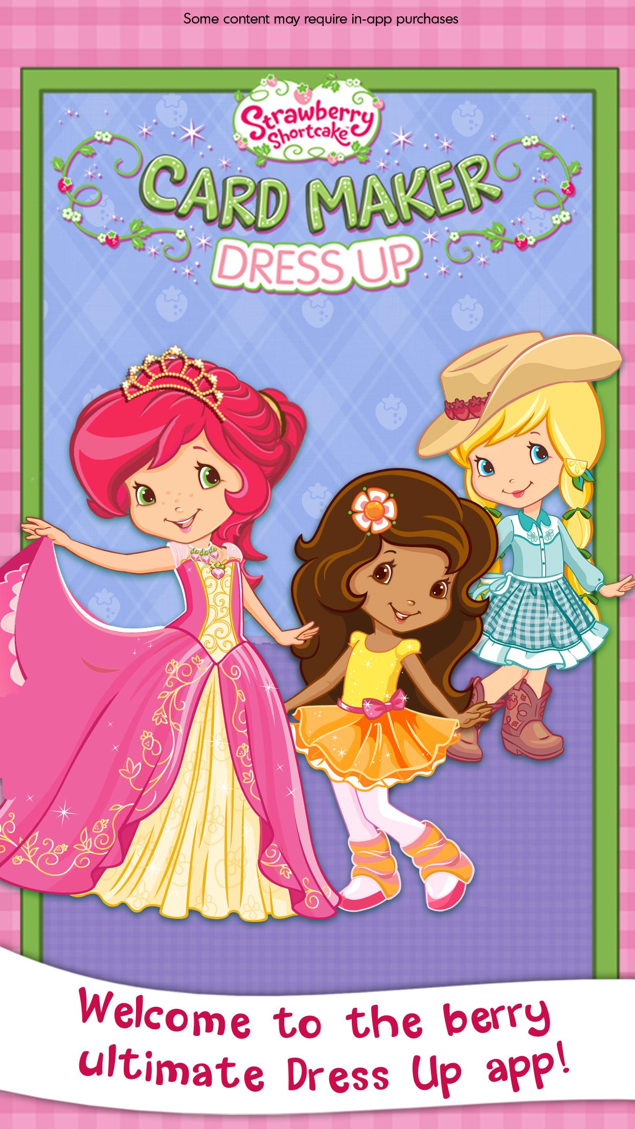 اسکرین شات 1 بازی Strawberry Shortcake Dress Up