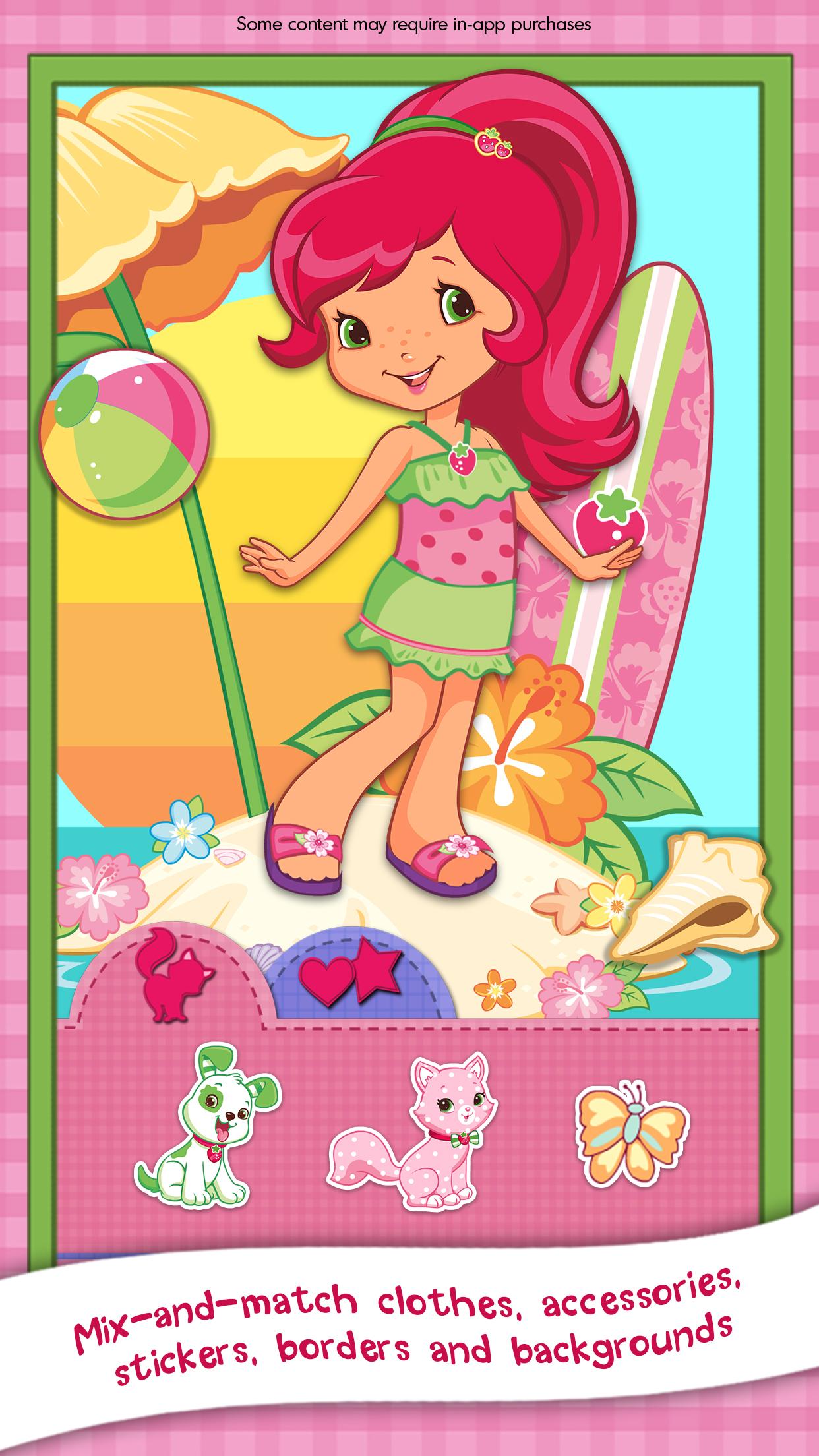 اسکرین شات 2 بازی Strawberry Shortcake Dress Up