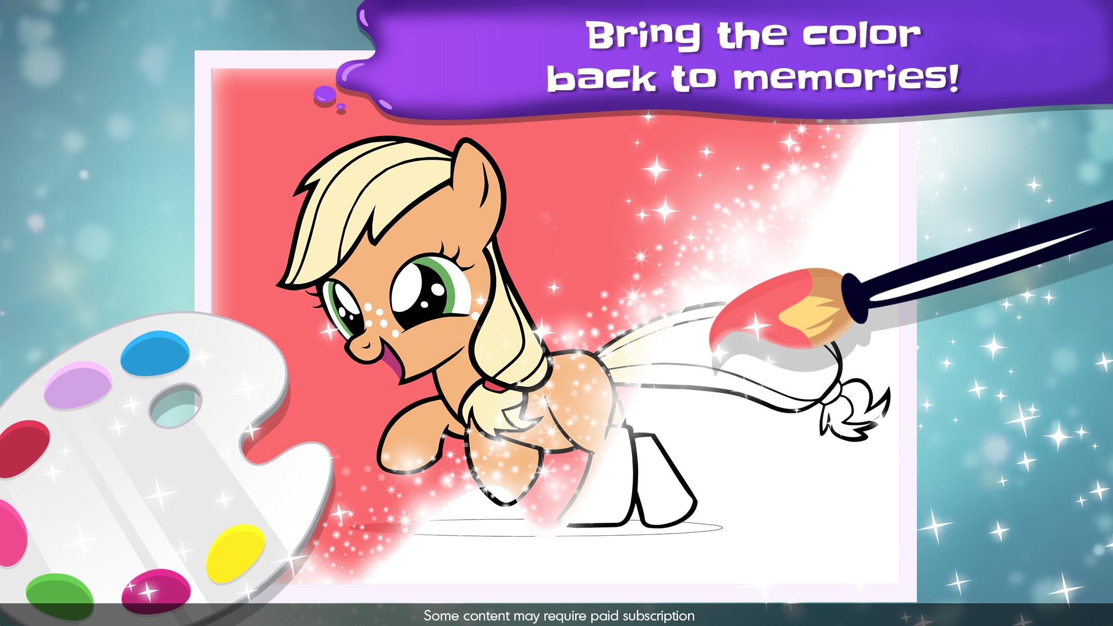 اسکرین شات 2 بازی My Little Pony Color By Magic