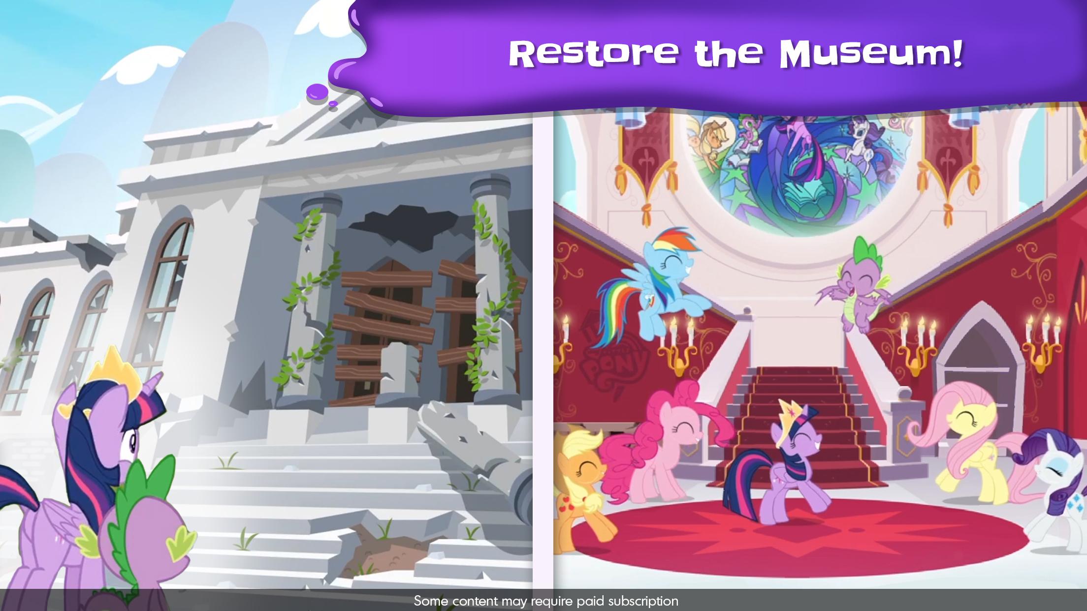 اسکرین شات 1 بازی My Little Pony Color By Magic