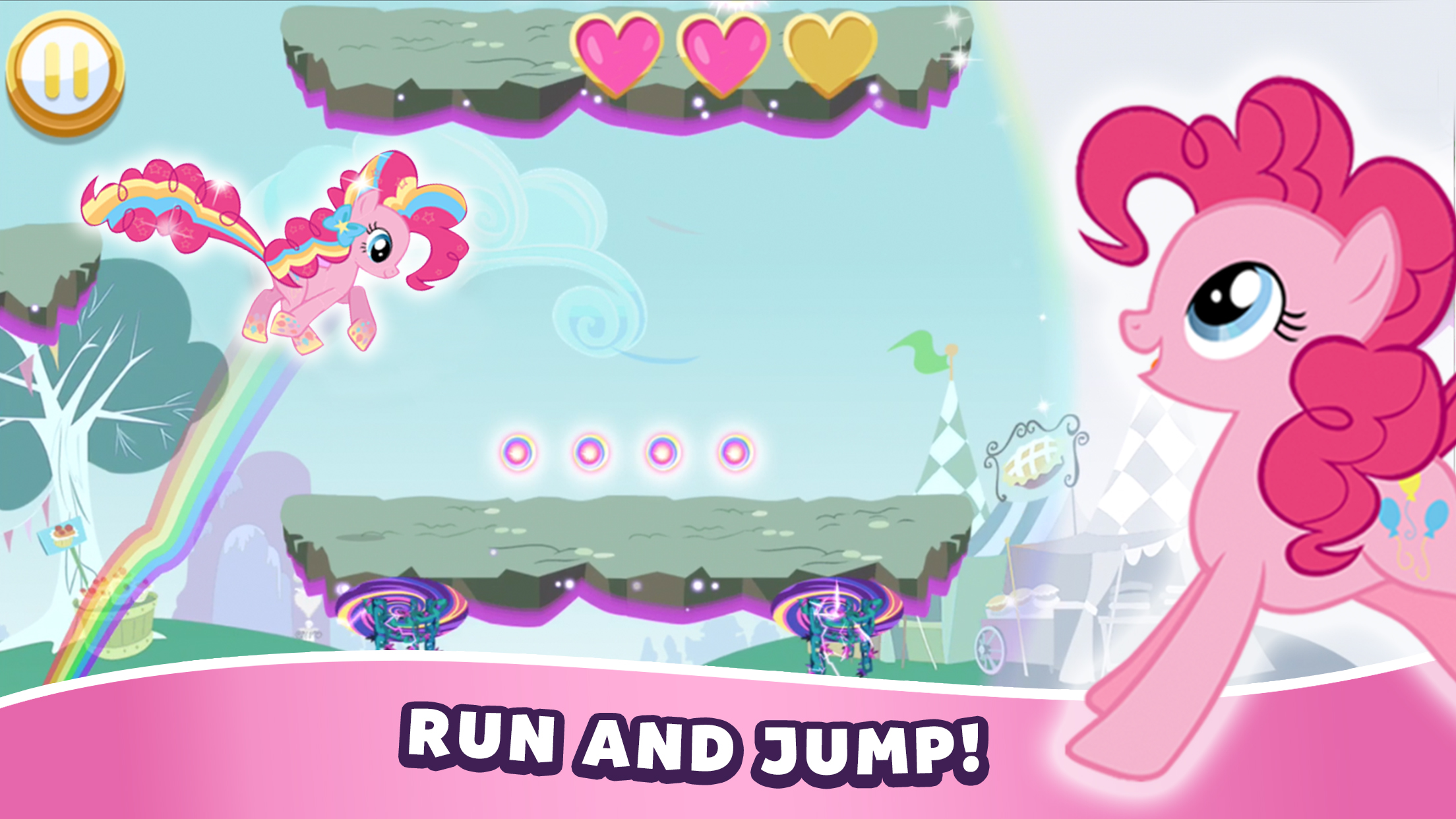 اسکرین شات 2 بازی My Little Pony Rainbow Runners