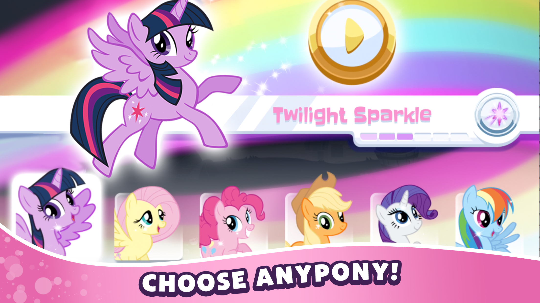 اسکرین شات 1 بازی My Little Pony Rainbow Runners