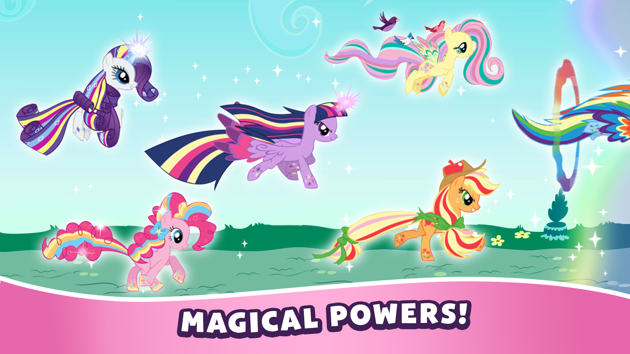 اسکرین شات 4 بازی My Little Pony Rainbow Runners