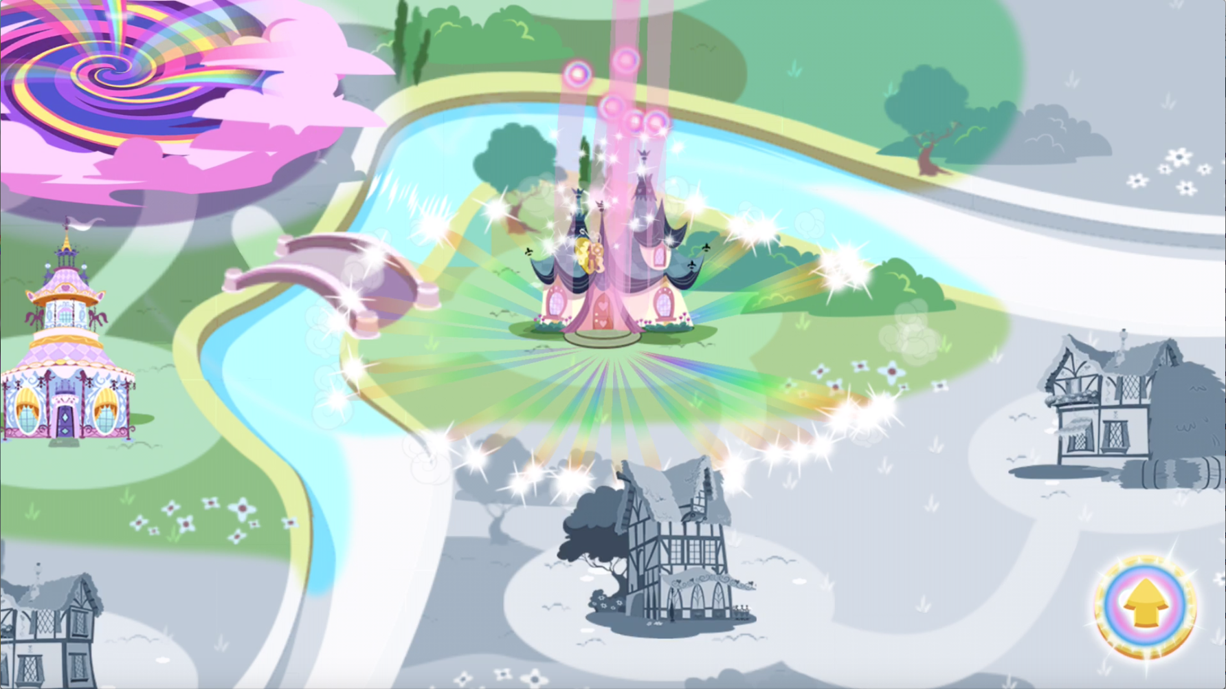 اسکرین شات 6 بازی My Little Pony Rainbow Runners