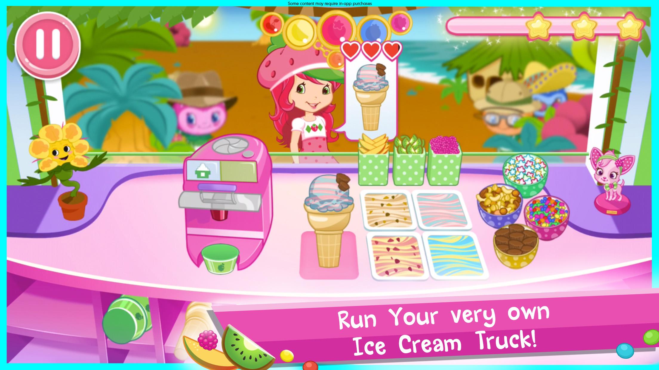 اسکرین شات 1 بازی Strawberry Shortcake Ice Cream
