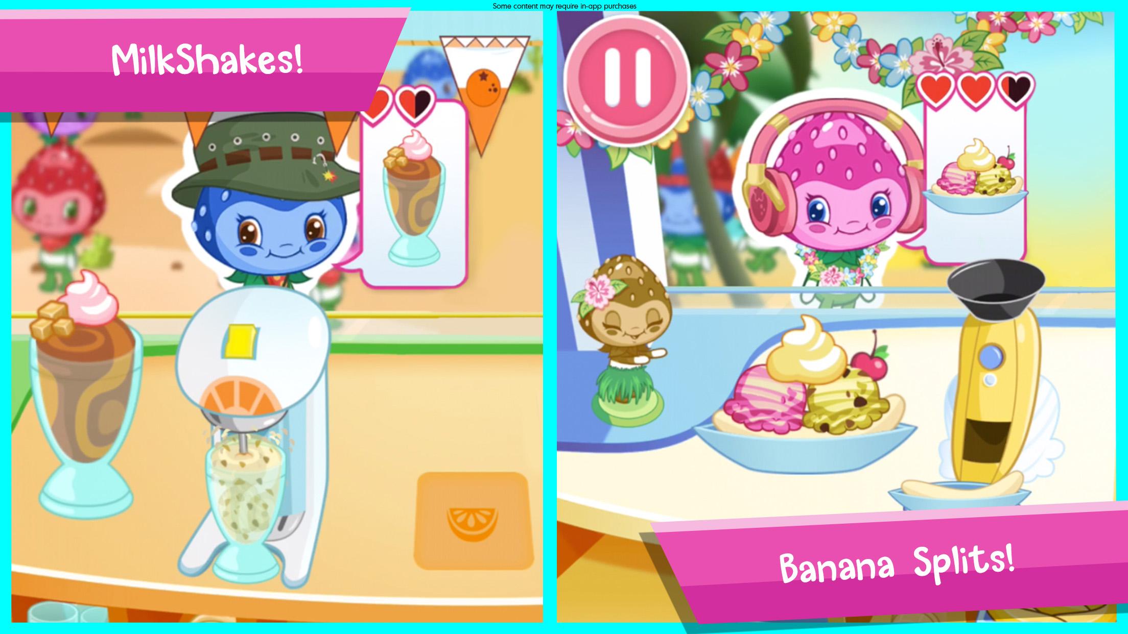 اسکرین شات 2 بازی Strawberry Shortcake Ice Cream