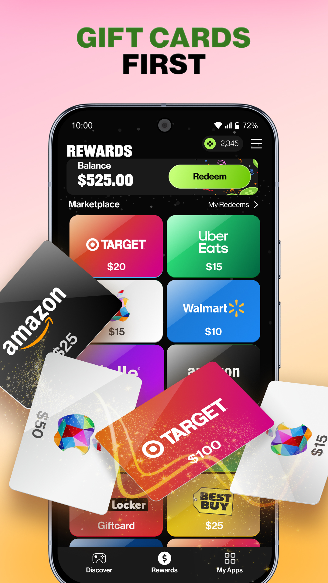 اسکرین شات 2 برنامه Buff Play: Gift Card Rewards