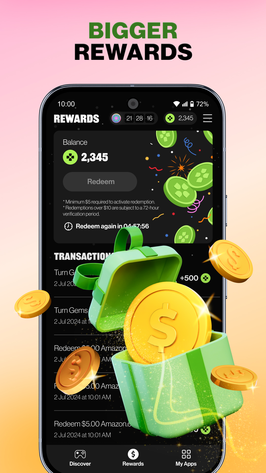 اسکرین شات 3 برنامه Buff Play: Gift Card Rewards