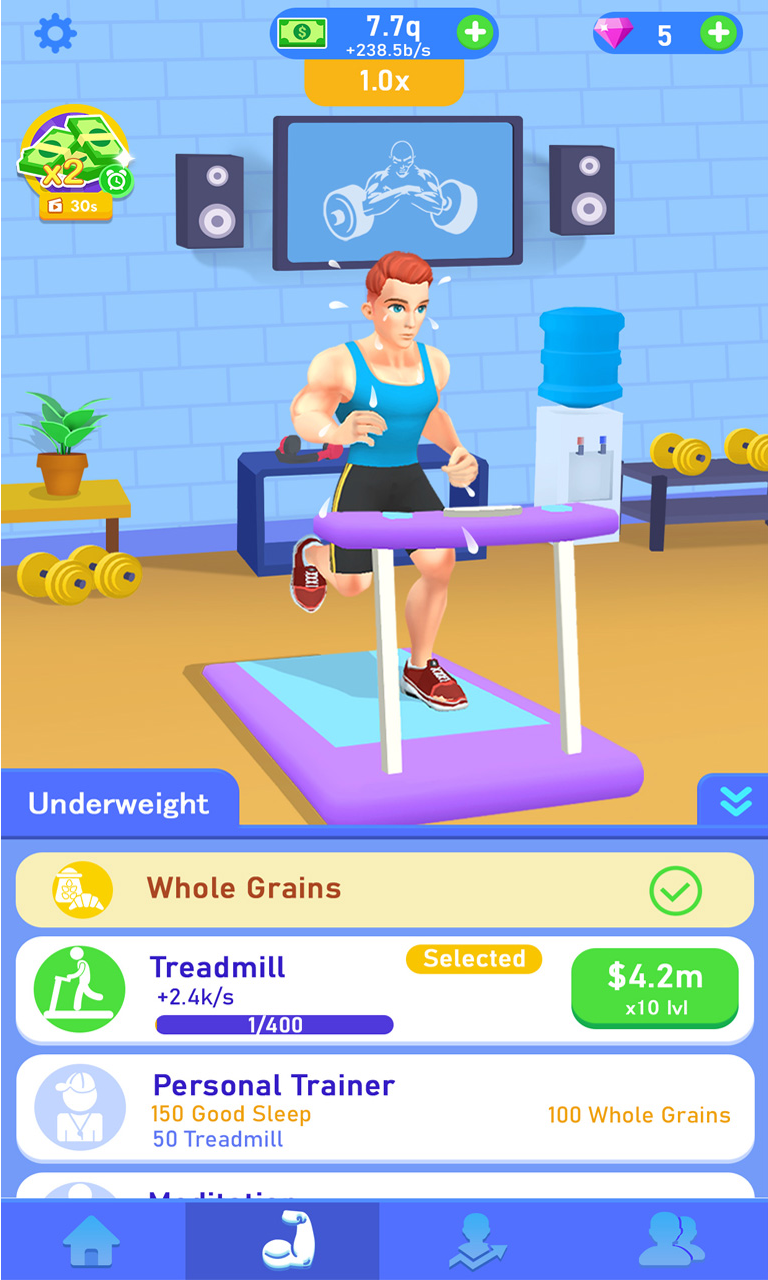 اسکرین شات 5 بازی Idle Workout Success Life