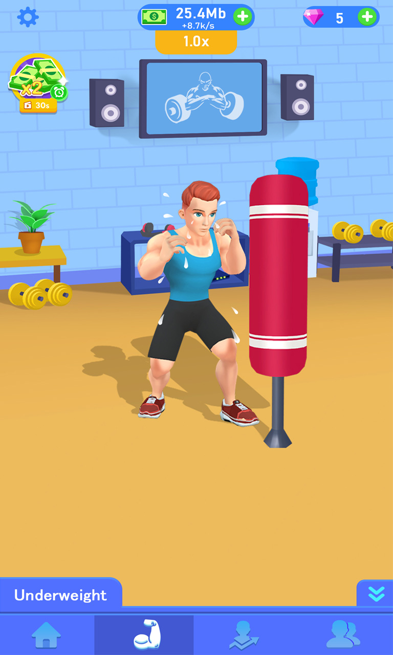 اسکرین شات 6 بازی Idle Workout Success Life