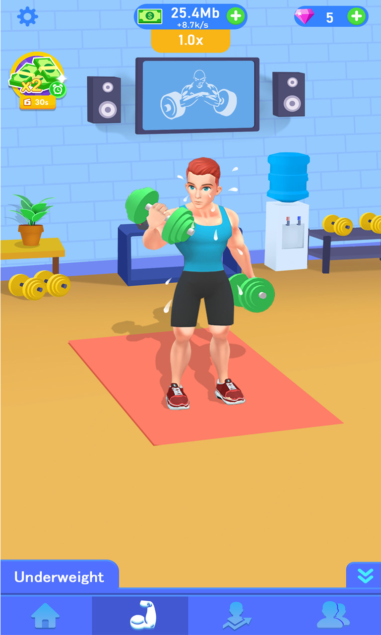 اسکرین شات 4 بازی Idle Workout Success Life