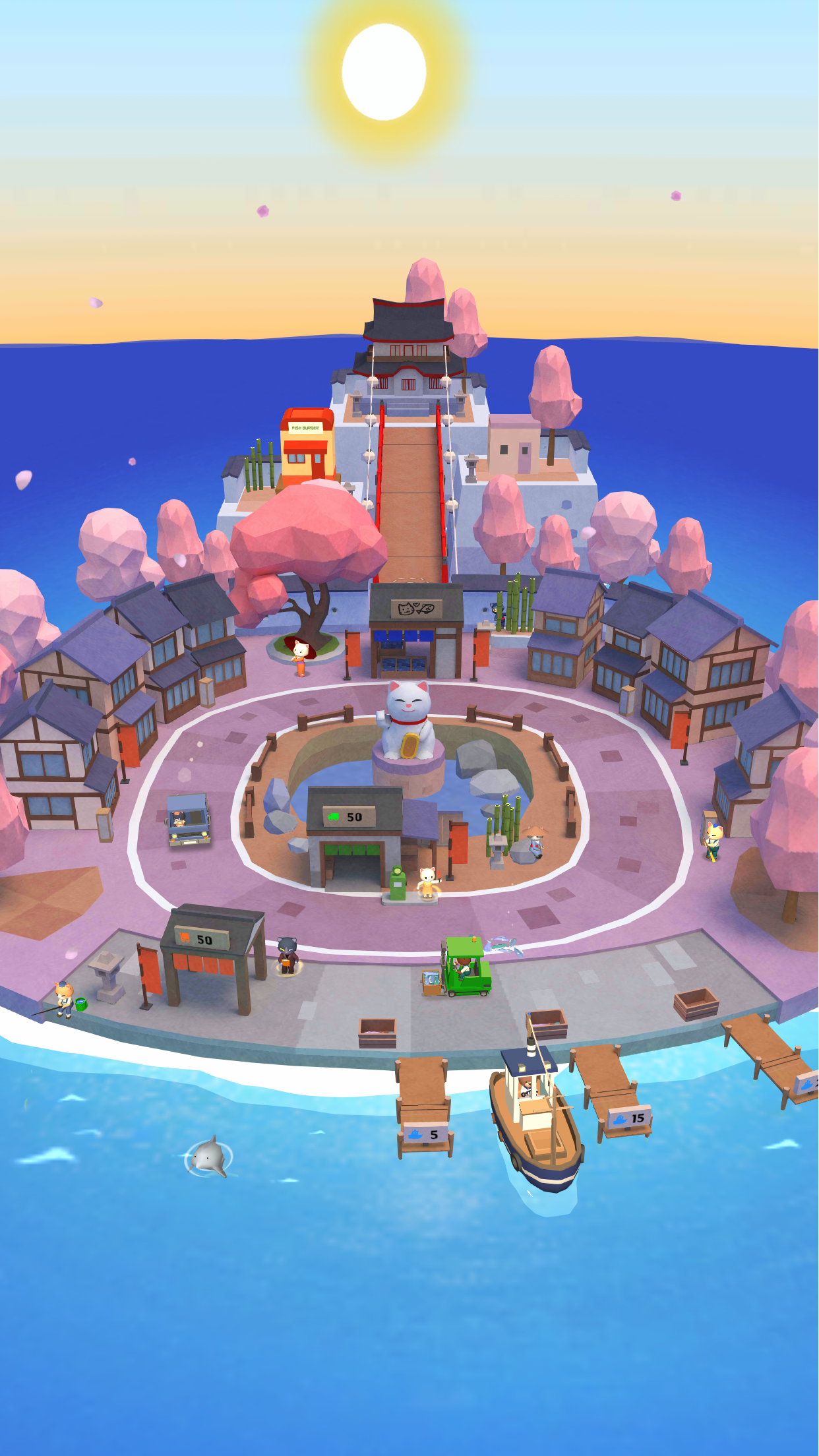 اسکرین شات 4 بازی Idle Fishing Tycoon Simulator