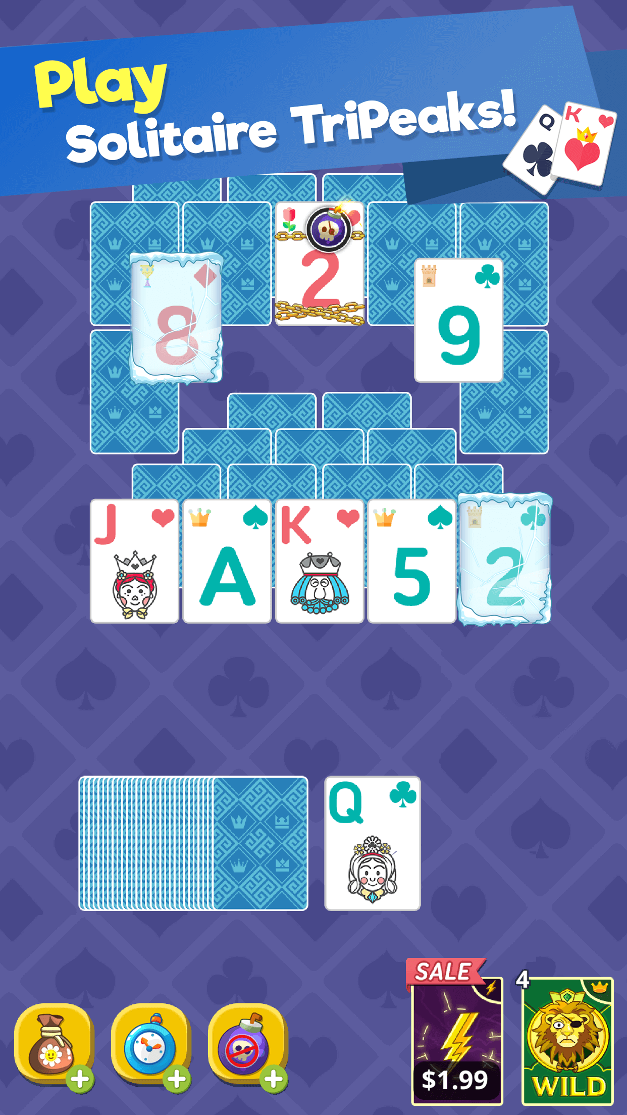 اسکرین شات 3 بازی Theme Solitaire: Tripeaks Game